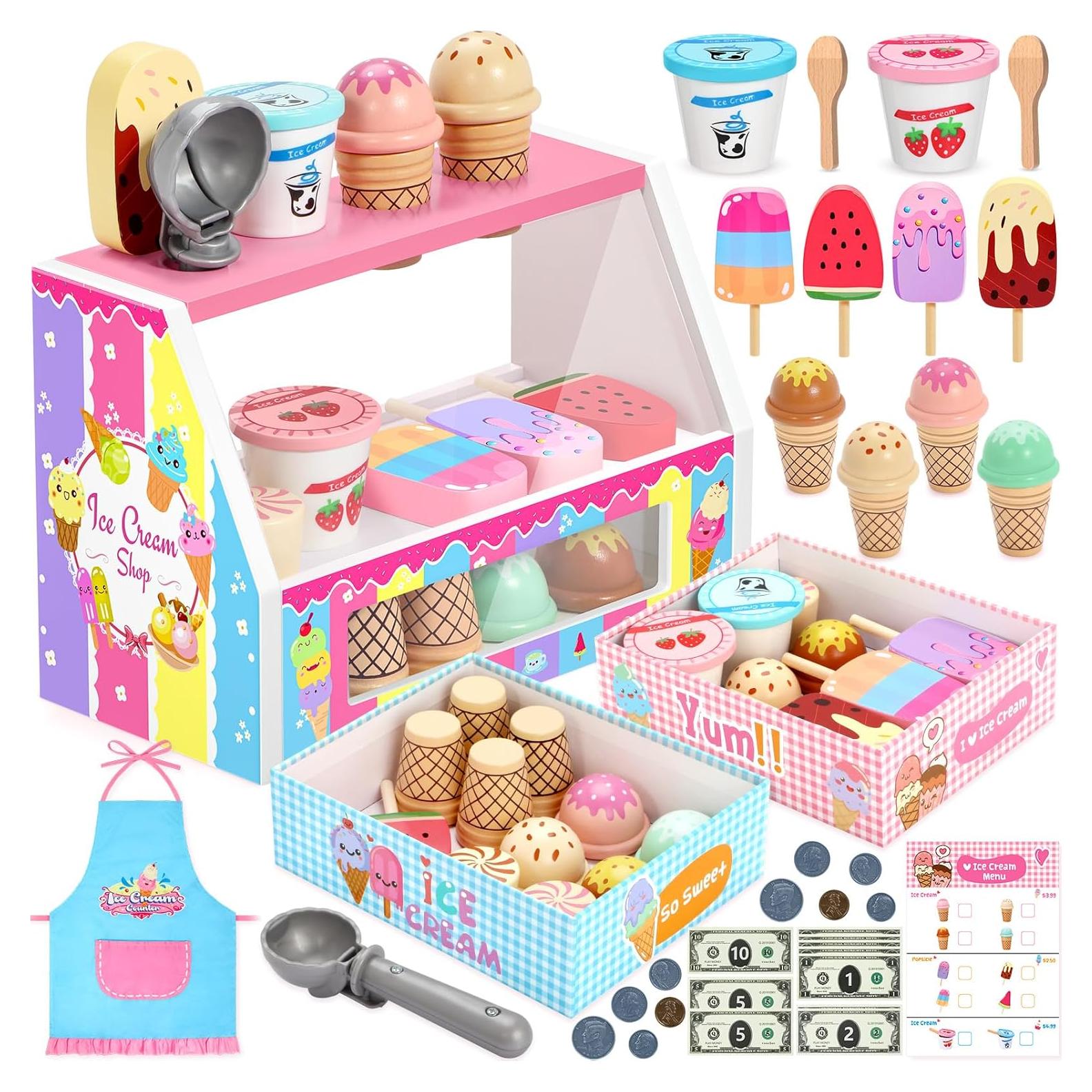 Set de Juego de Helado INNOCHEER para Niños 3-8 Años