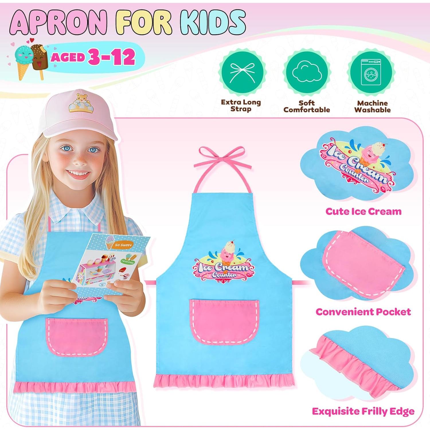 Set de Juego de Helado INNOCHEER para Niños 3-8 Años