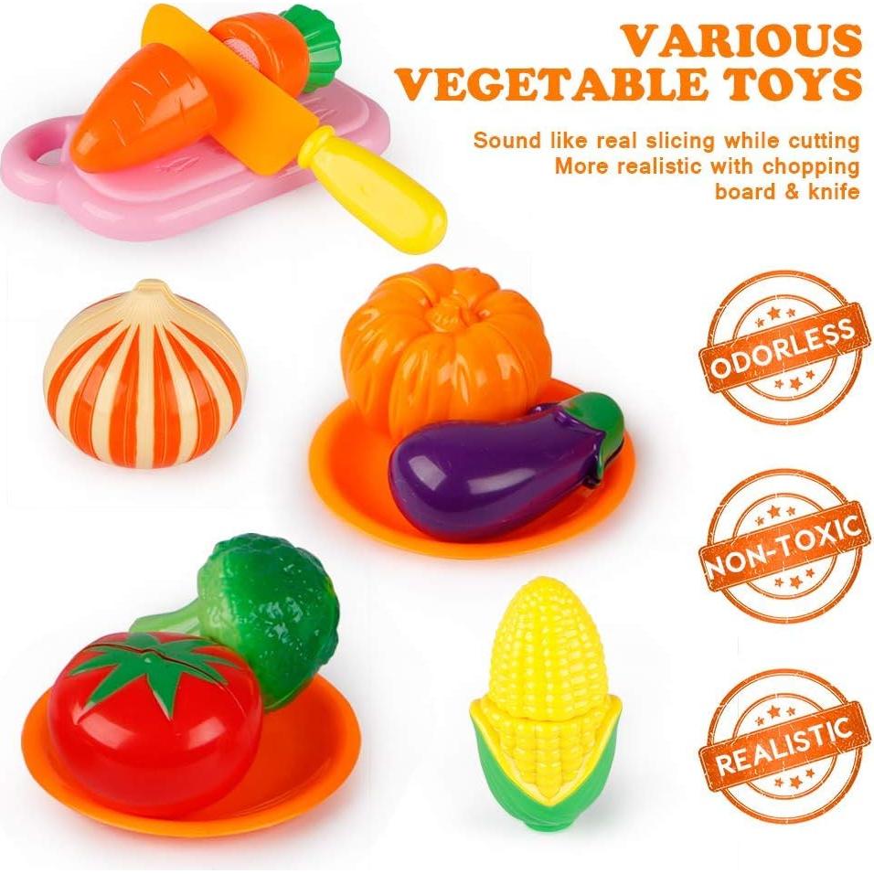 Juego de Cocina para Niños D-FantiX con Utensilios y Juguetes