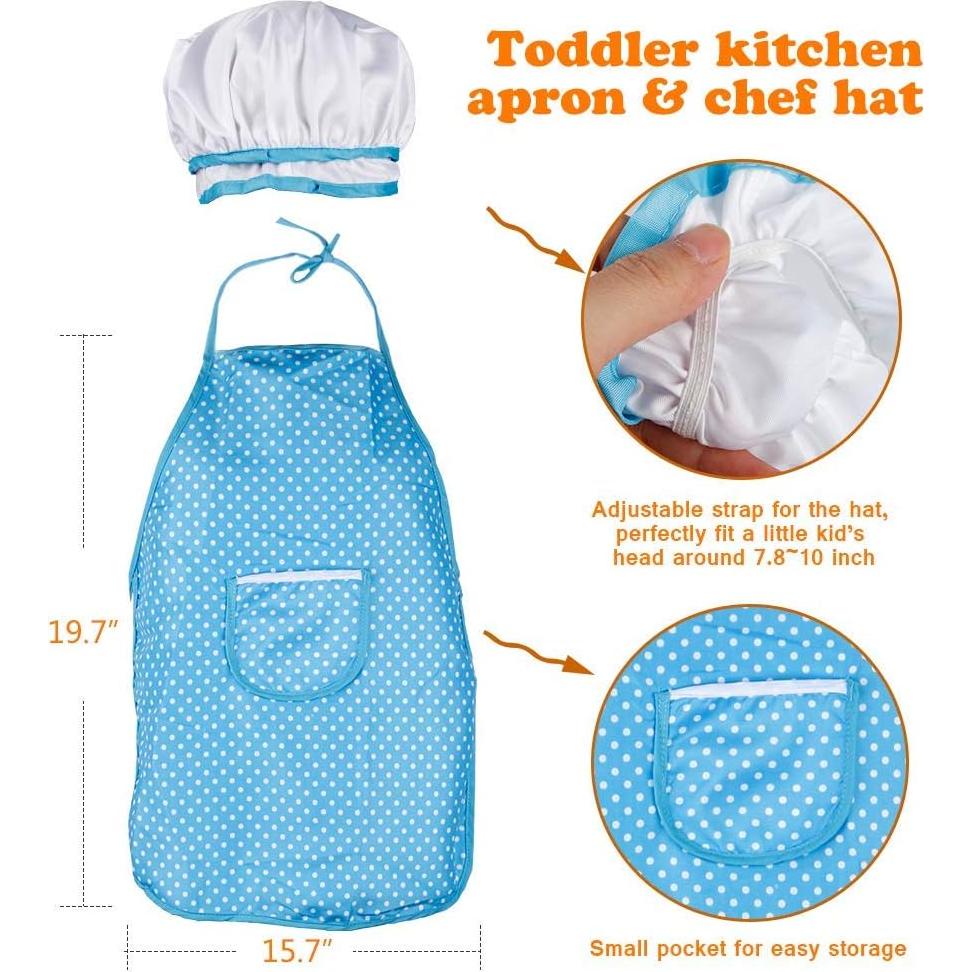 Juego de Cocina para Niños D-FantiX con Utensilios y Juguetes