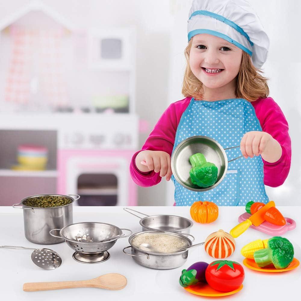 Juego de Cocina para Niños D-FantiX con Utensilios y Juguetes