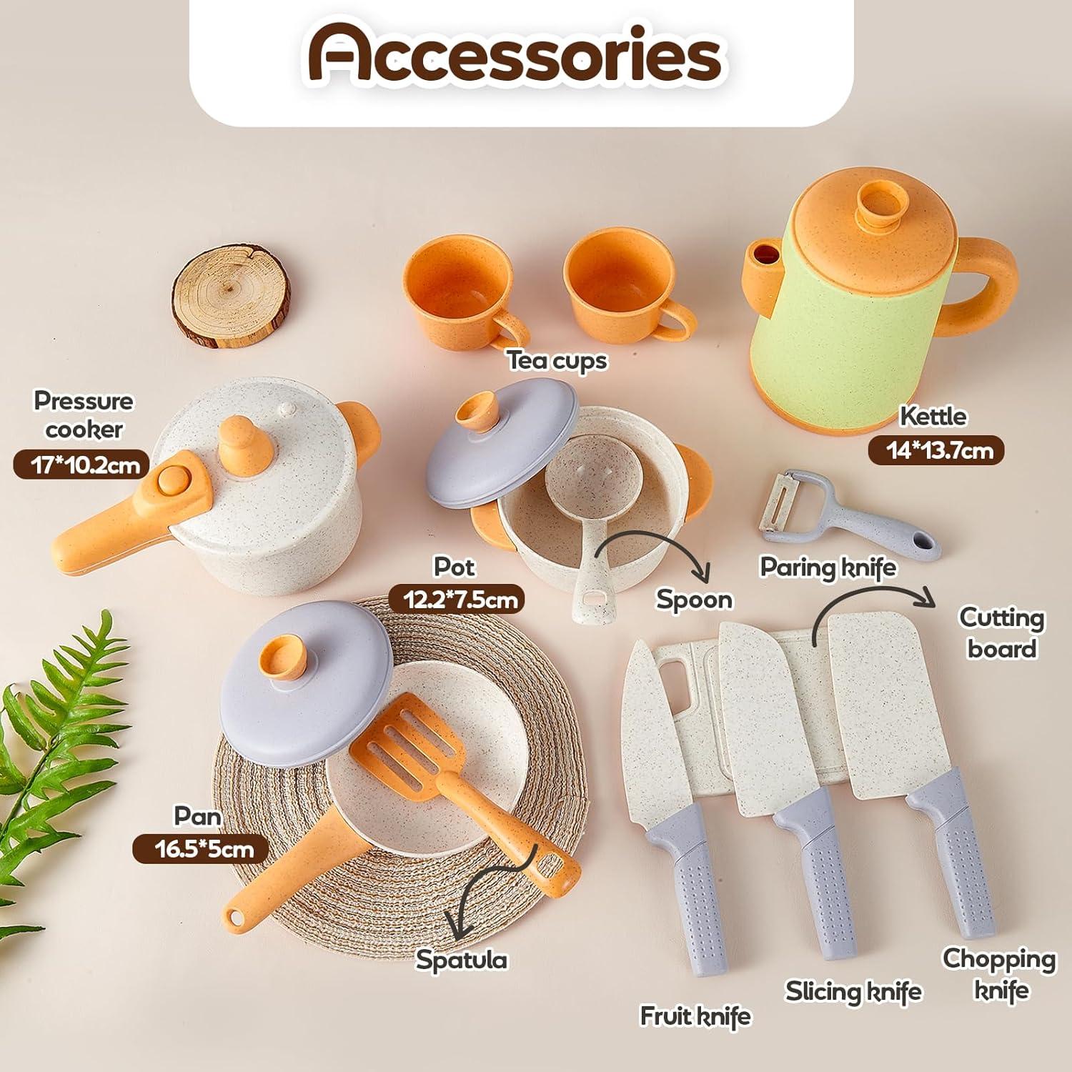 Juego de Cocina para Niños 13 Piezas HYAKIDS