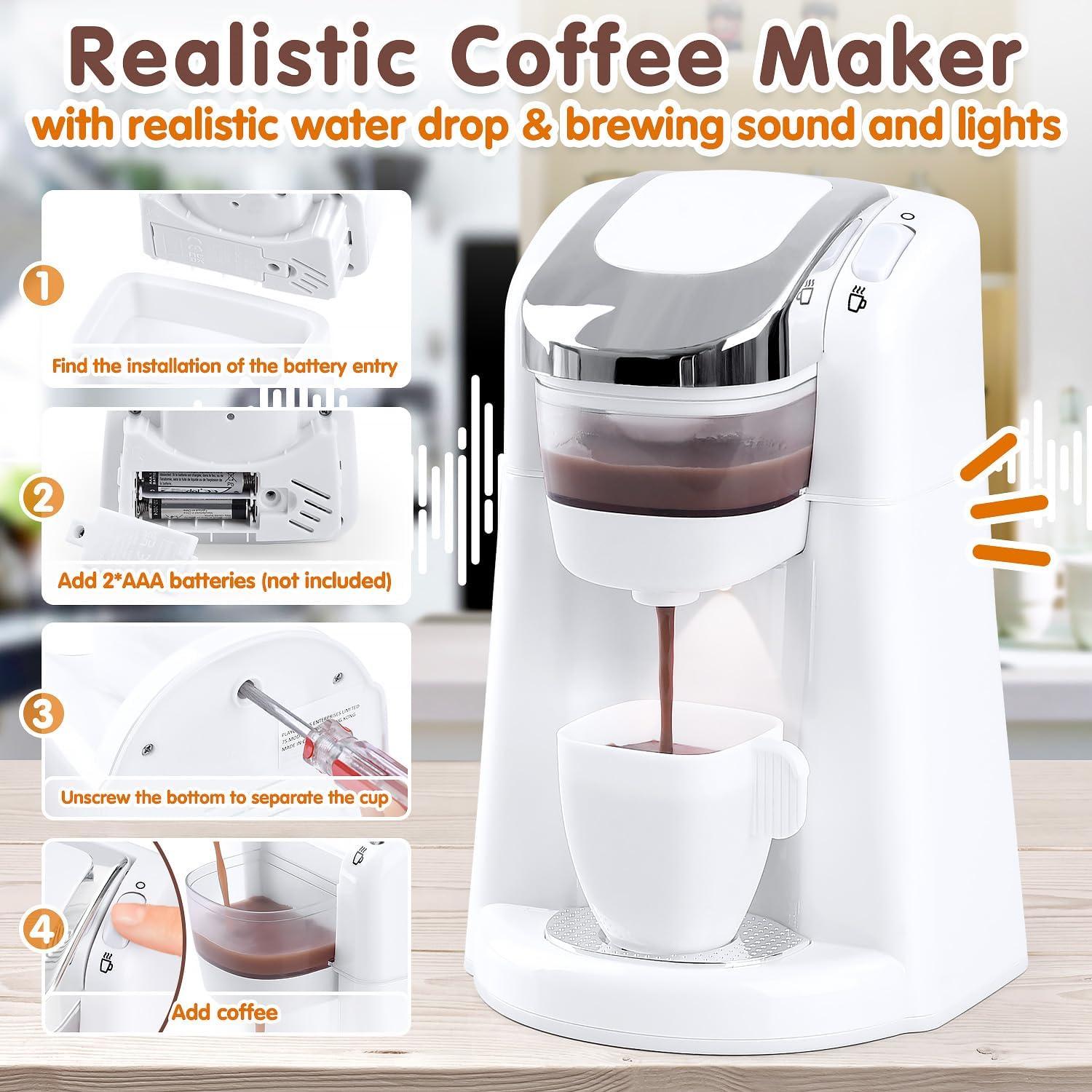 Juego de Cocina para Niños PLAY con Cafetera y Batidora