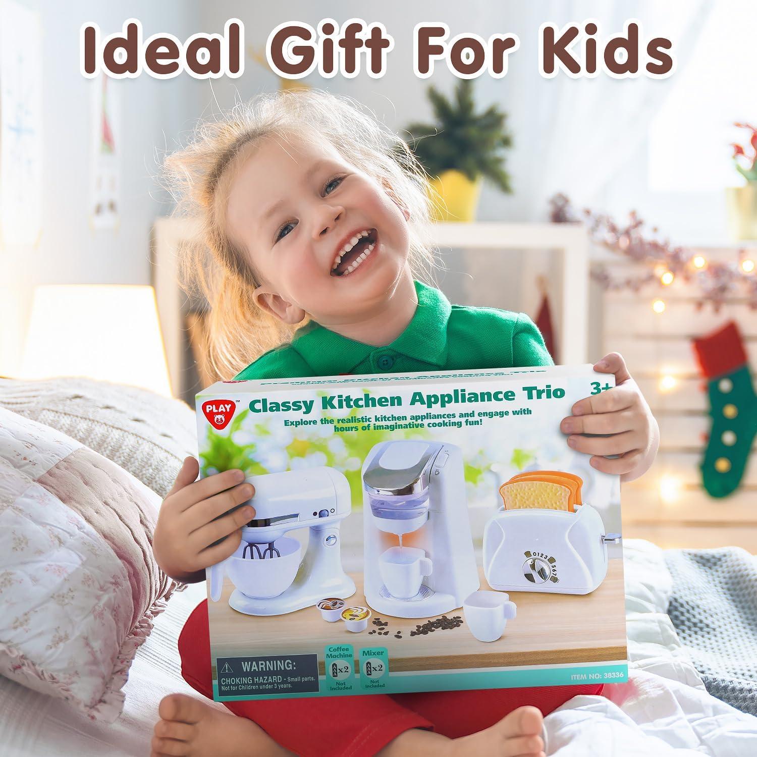 Juego de Cocina para Niños PLAY con Cafetera y Batidora