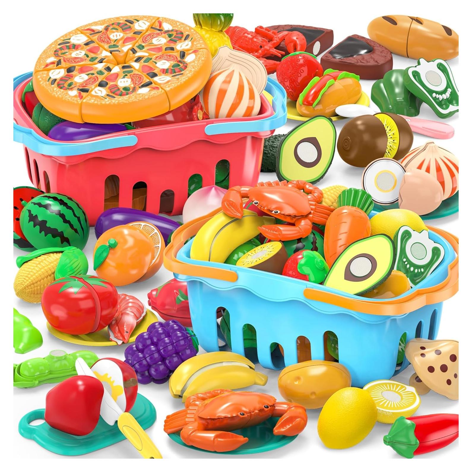 Set de Comida de Juego 120 Pcs MOEAWS para Niños