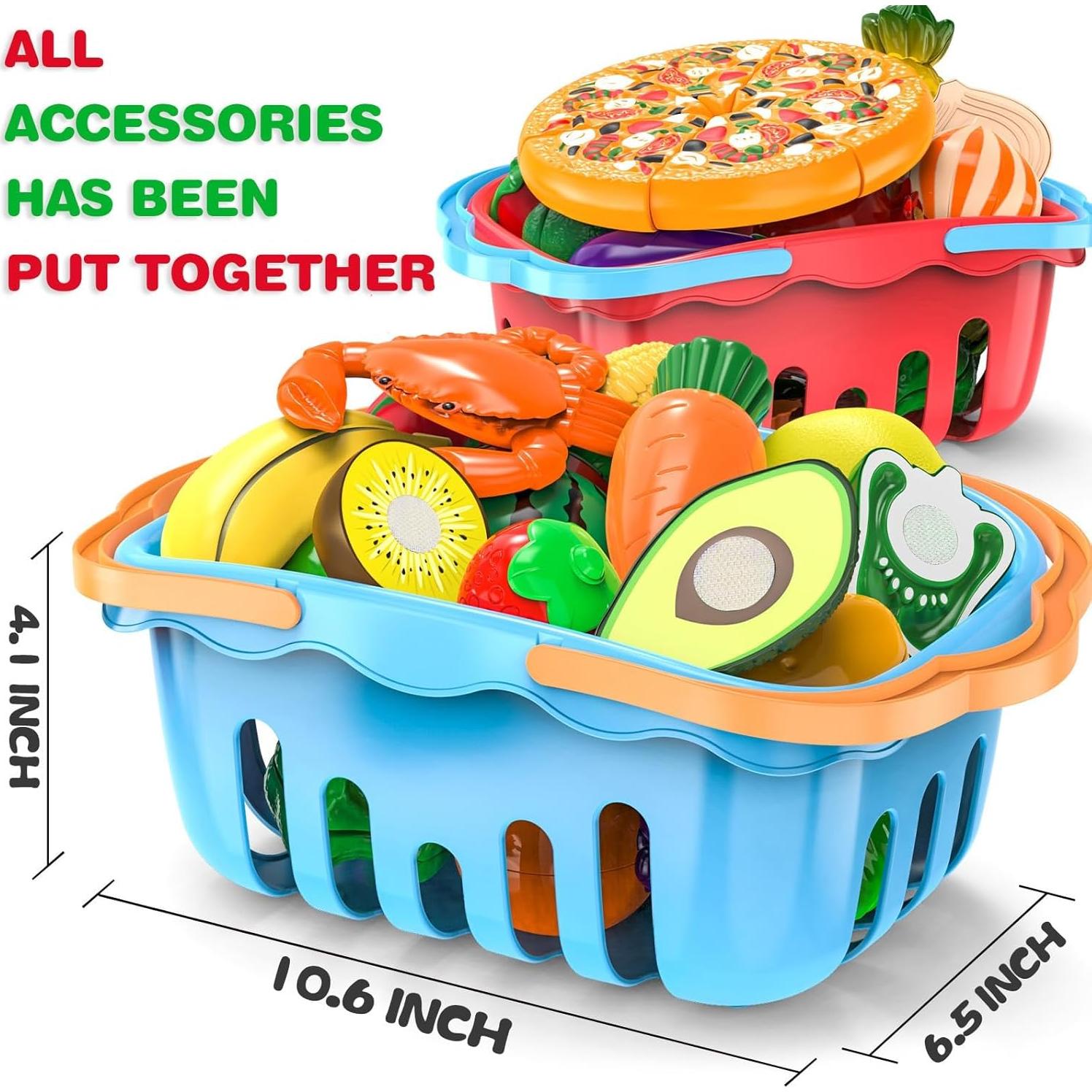 Set de Comida de Juego 120 Pcs MOEAWS para Niños