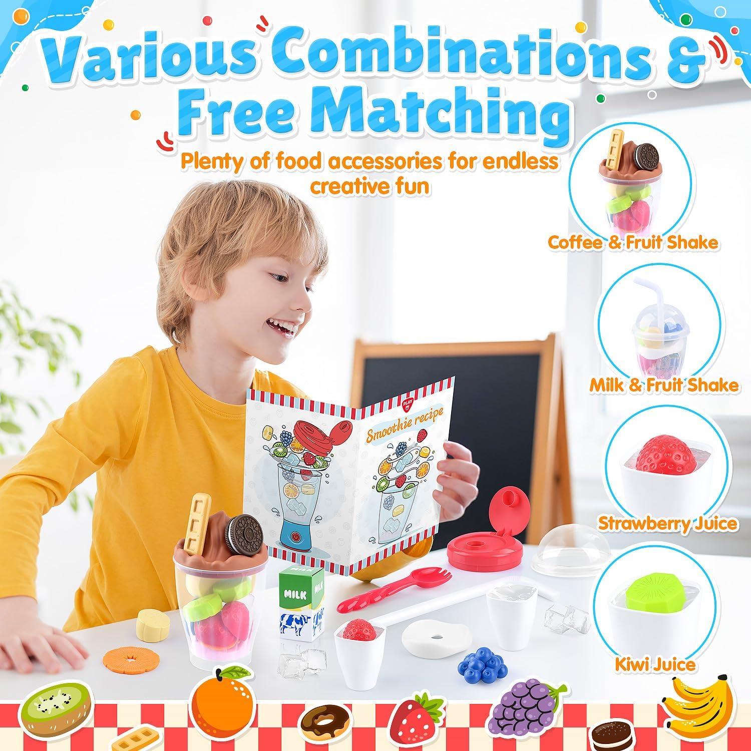 Licuadora de Juguete PLAY 27 Piezas con Luz y Sonido