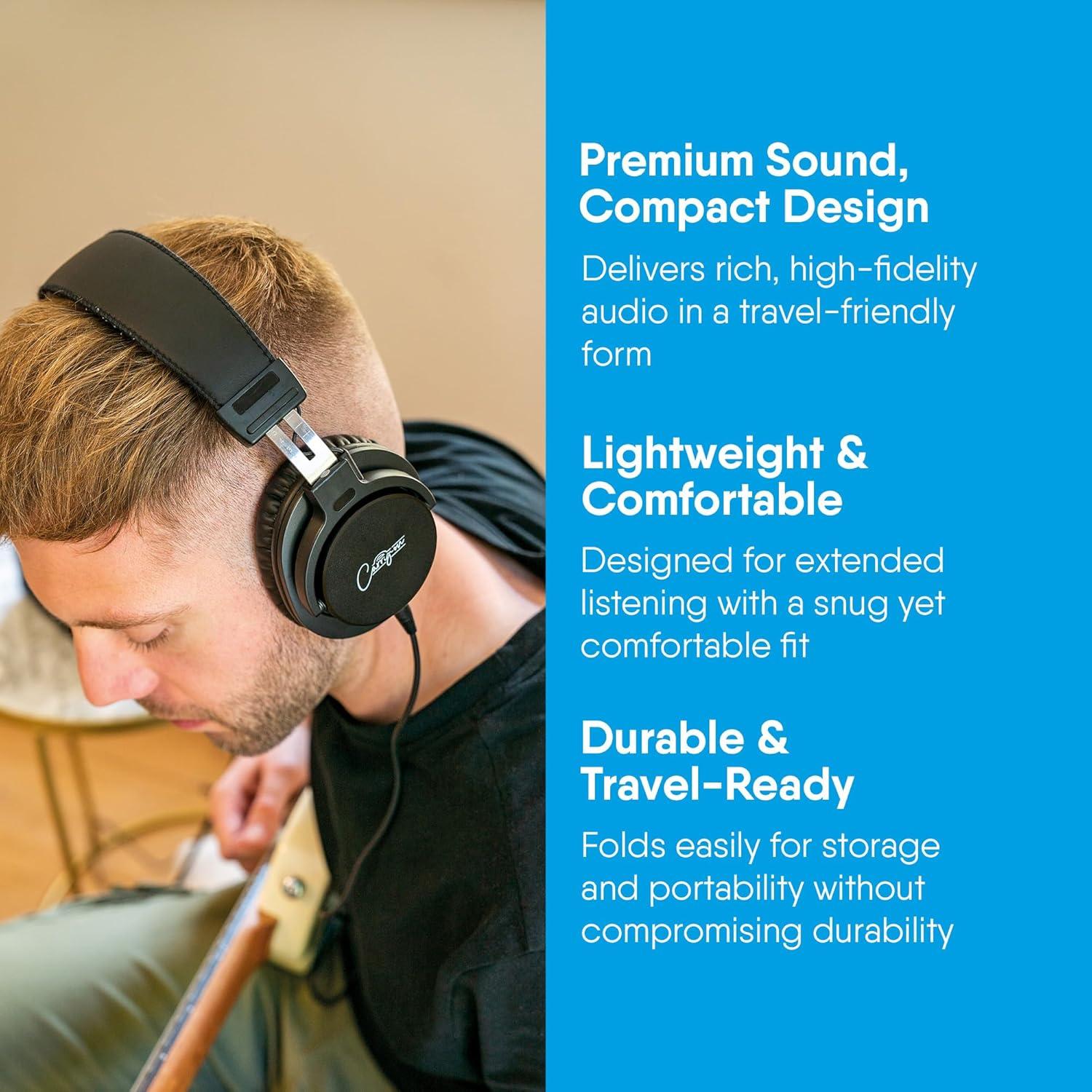 Auriculares de Estudio Carry-On SH100 - 50mm Aislantes de Ruido