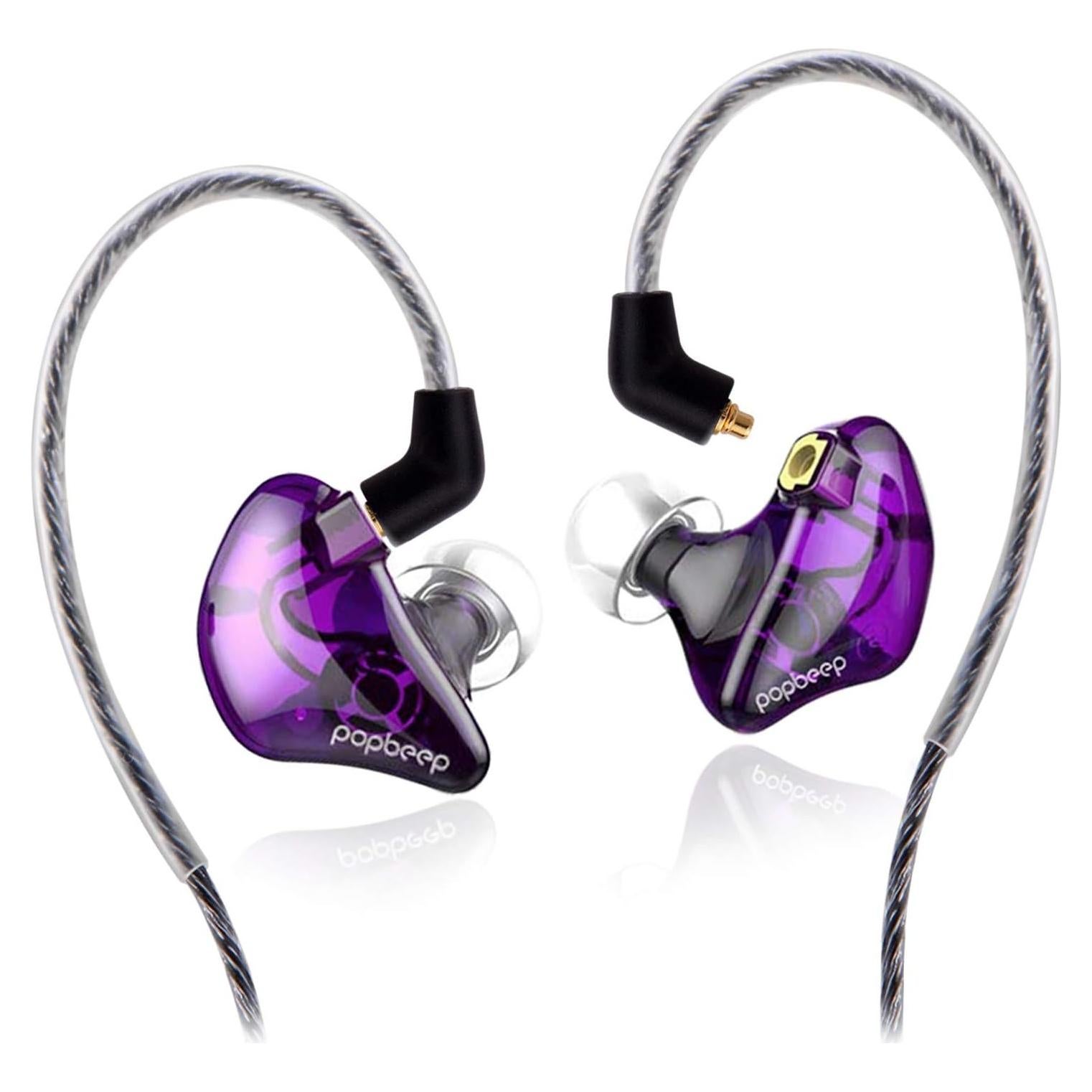 Monitores In Ear BASN BSG-PRO con Aislamiento de Ruido - Púrpura