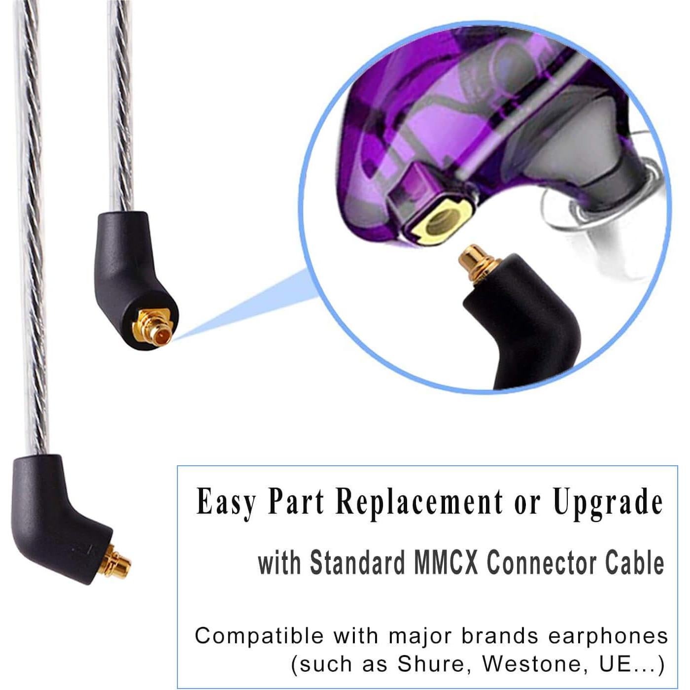 Monitores In Ear BASN BSG-PRO con Aislamiento de Ruido - Púrpura