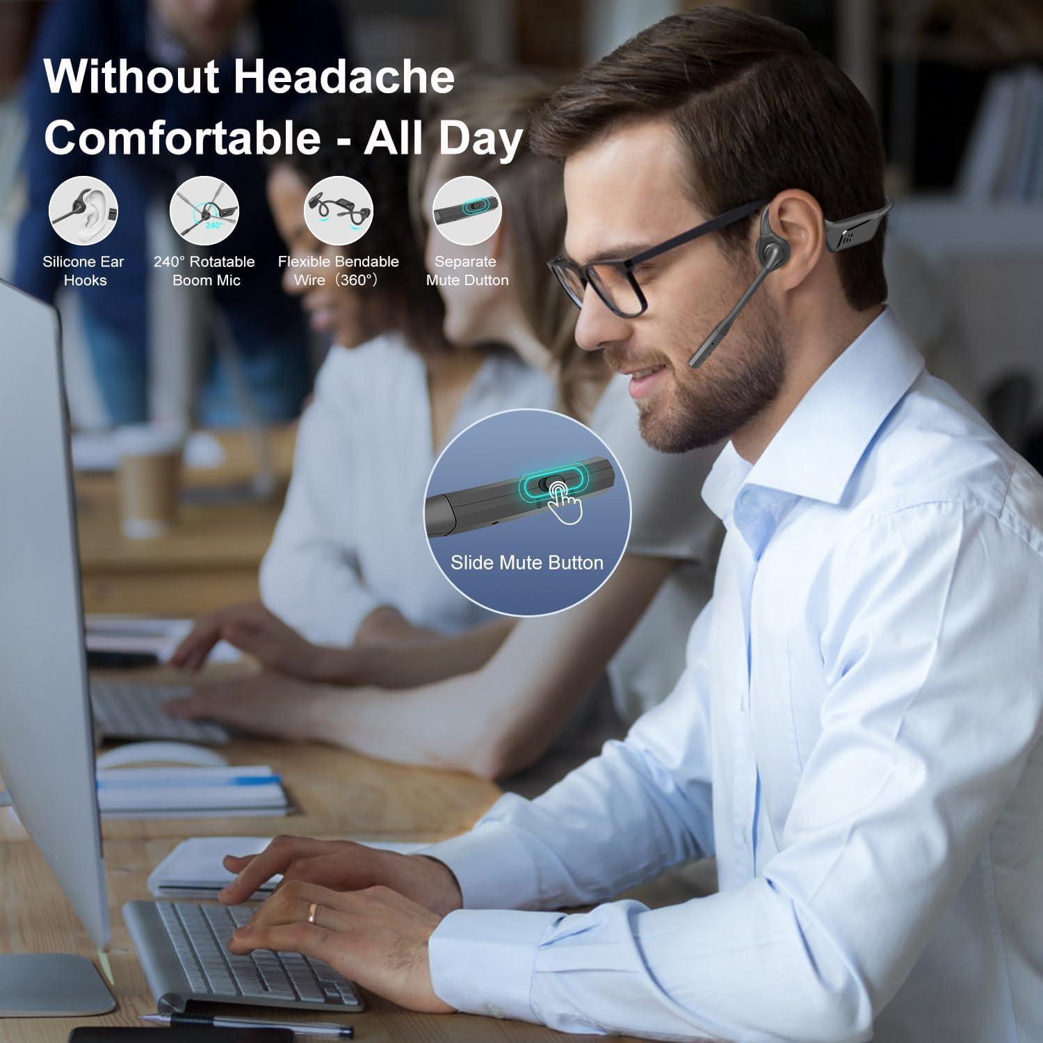 Auriculares Bluetooth Seflorgo G3 con micrófono y cancelación de ruido