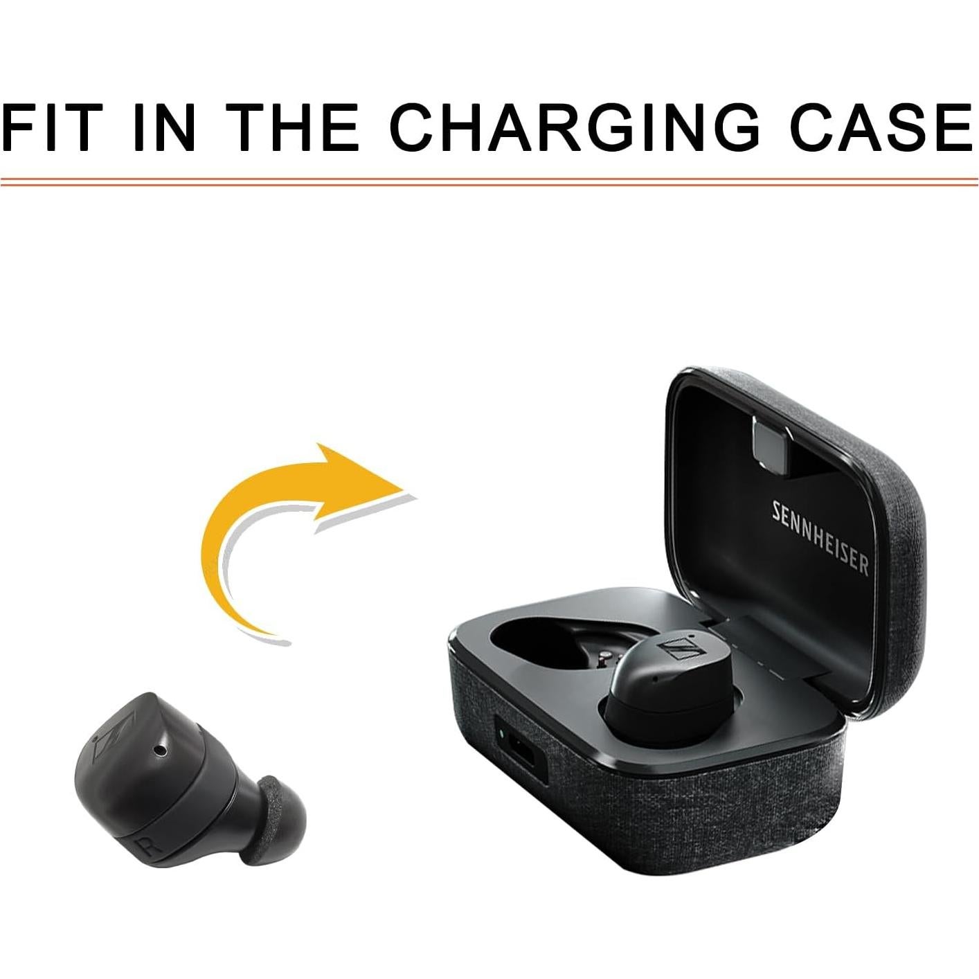 Consejos de espuma viscoelástica Mijusun para Sennheiser Momentum 3 - 3 pares