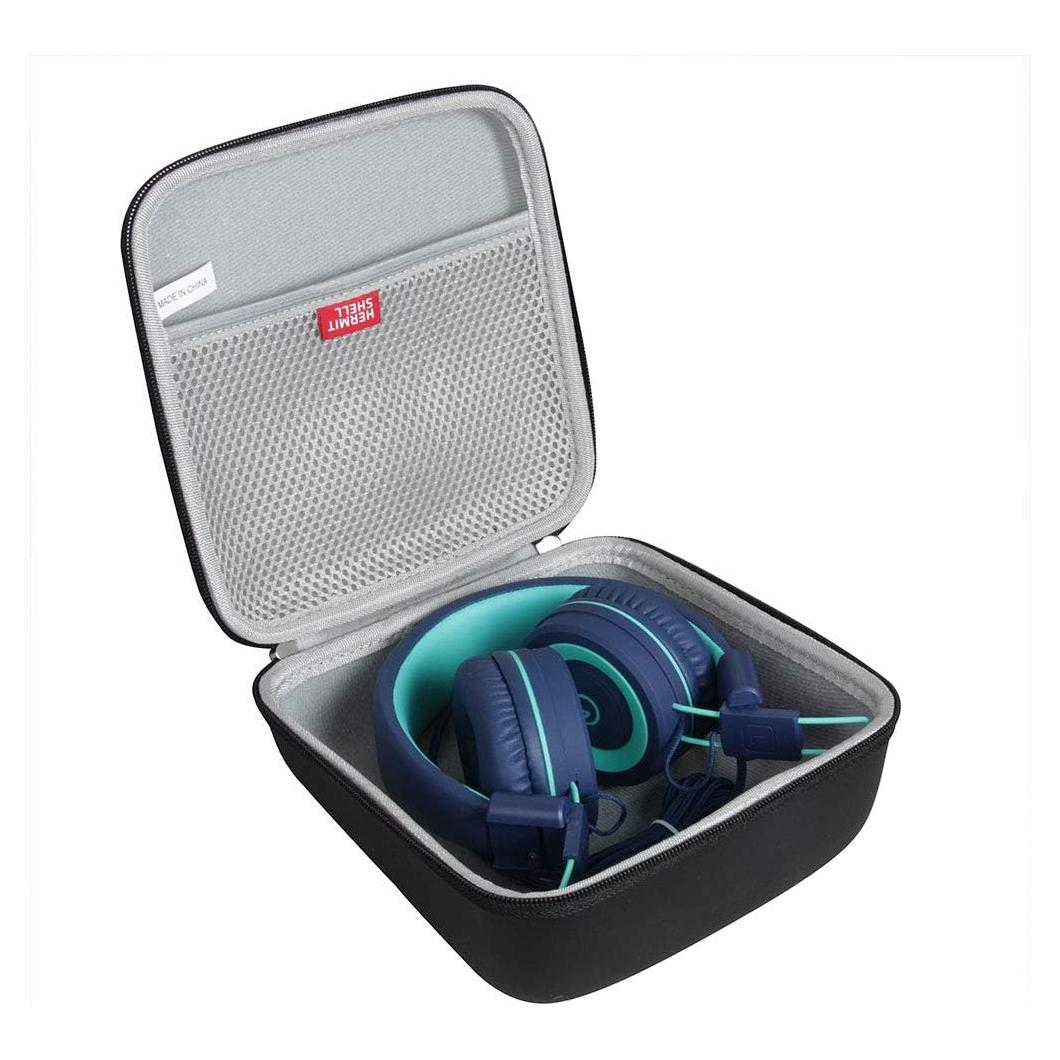 Hermitshell Travel Case for noot Products K11 / Elecder i37 Kids Headphones (Only Case) (Black)