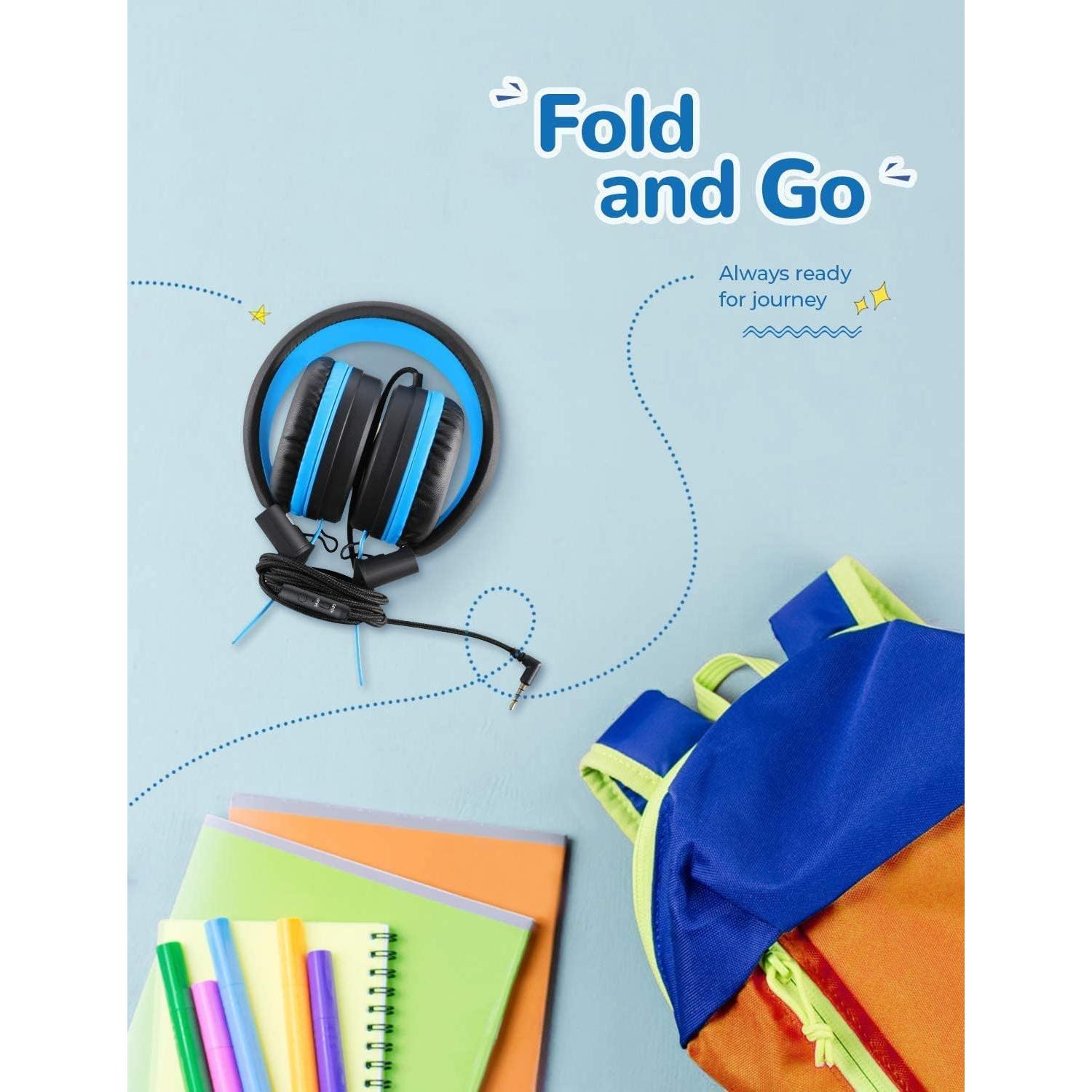 Auriculares iClever HS14 para Niños con Micrófono, Volumen Seguro