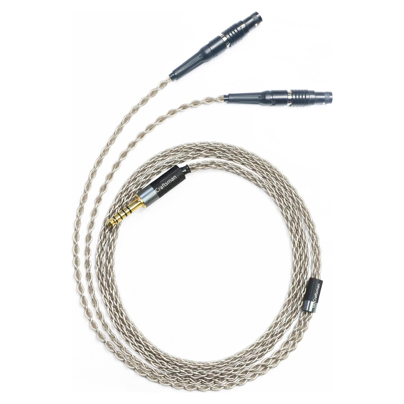 Cable de Auriculares GUCraftsman 6N 2.5mm 1.8m para Focal Utopia