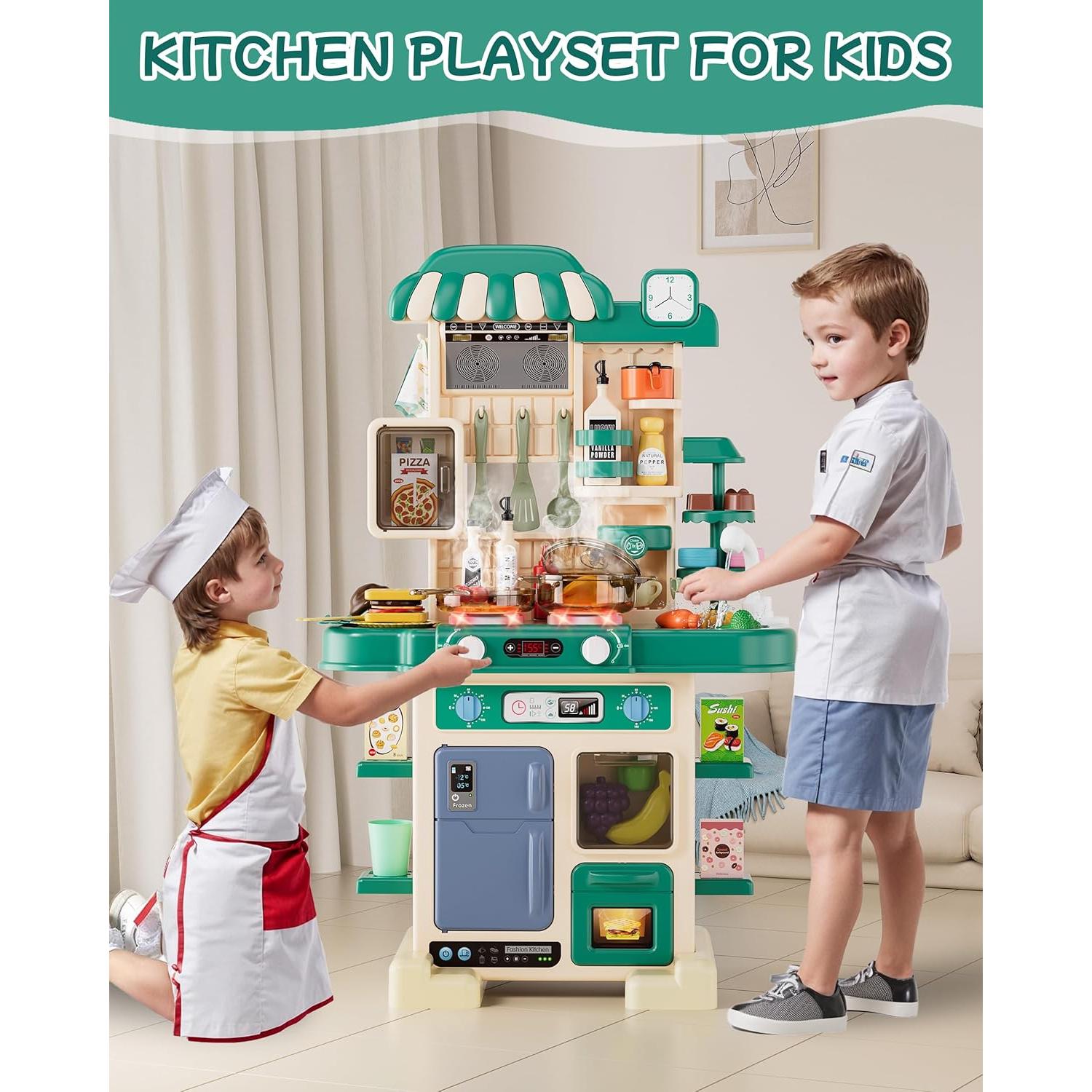 Juego de Cocina Infantil Eohemeral con Luces y Sonidos