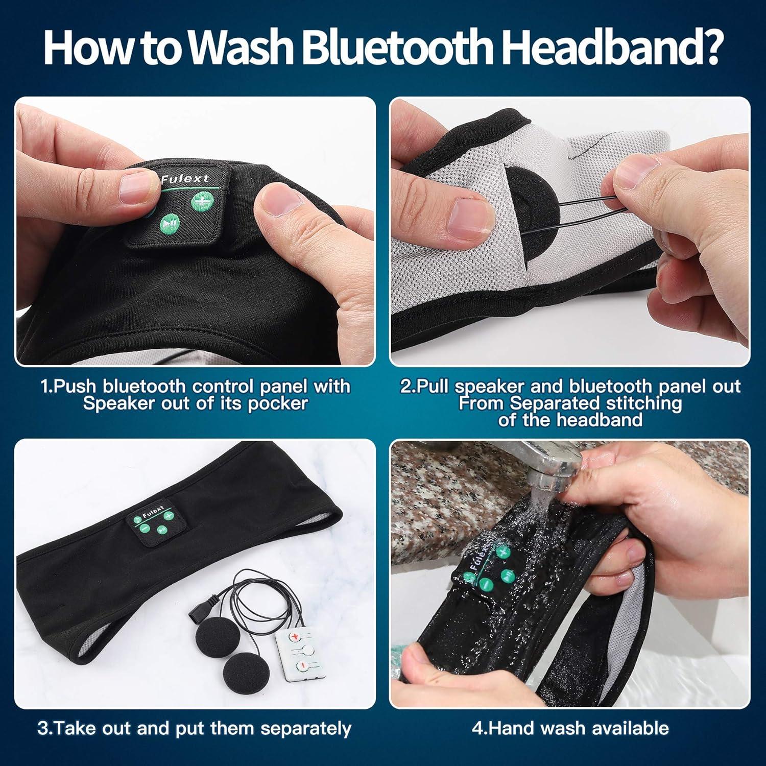 Auriculares para dormir Bluetooth Fulext FULH01 - Sonido HD, 10h