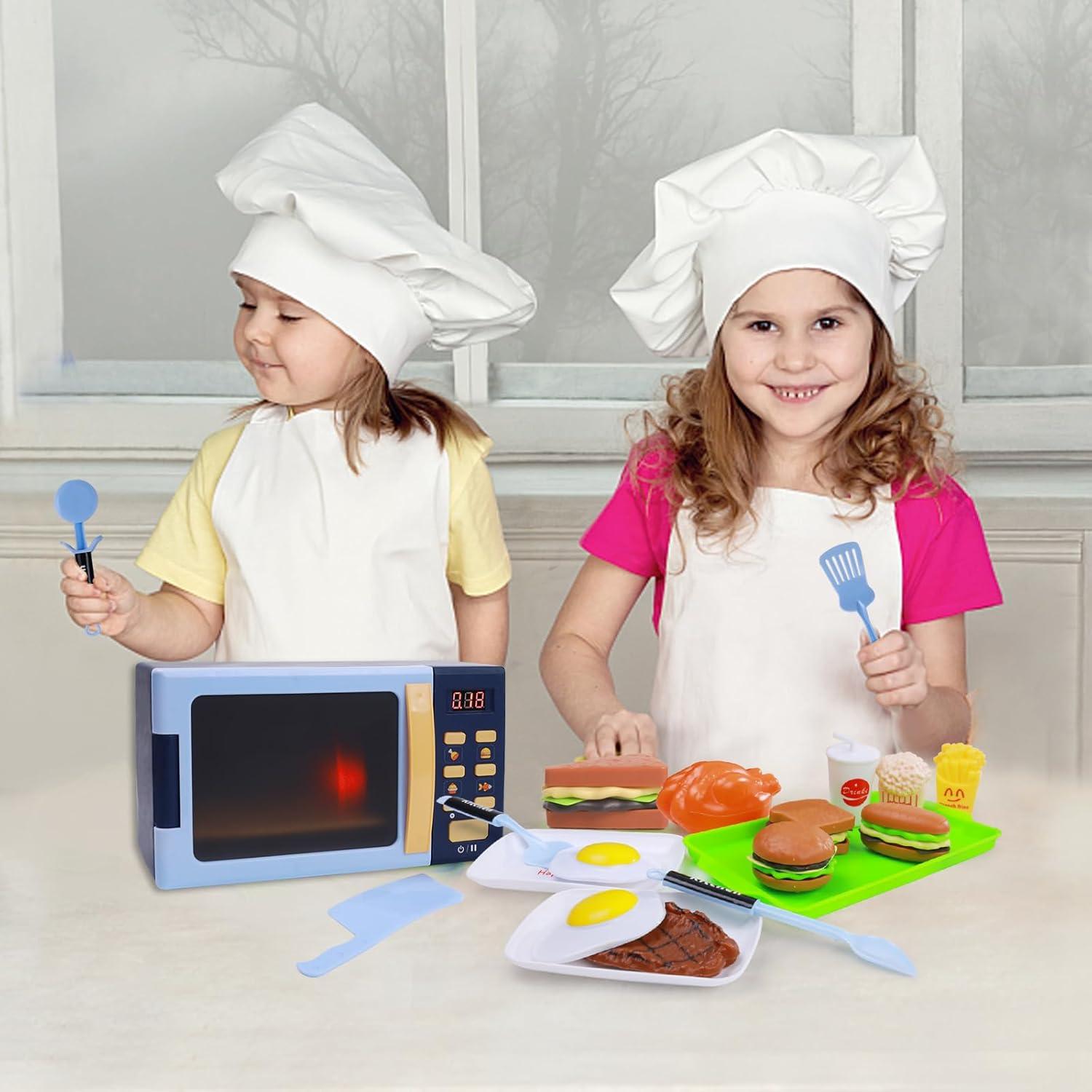 Microondas de Juguete Hopeful con Luz y Sonido Azul