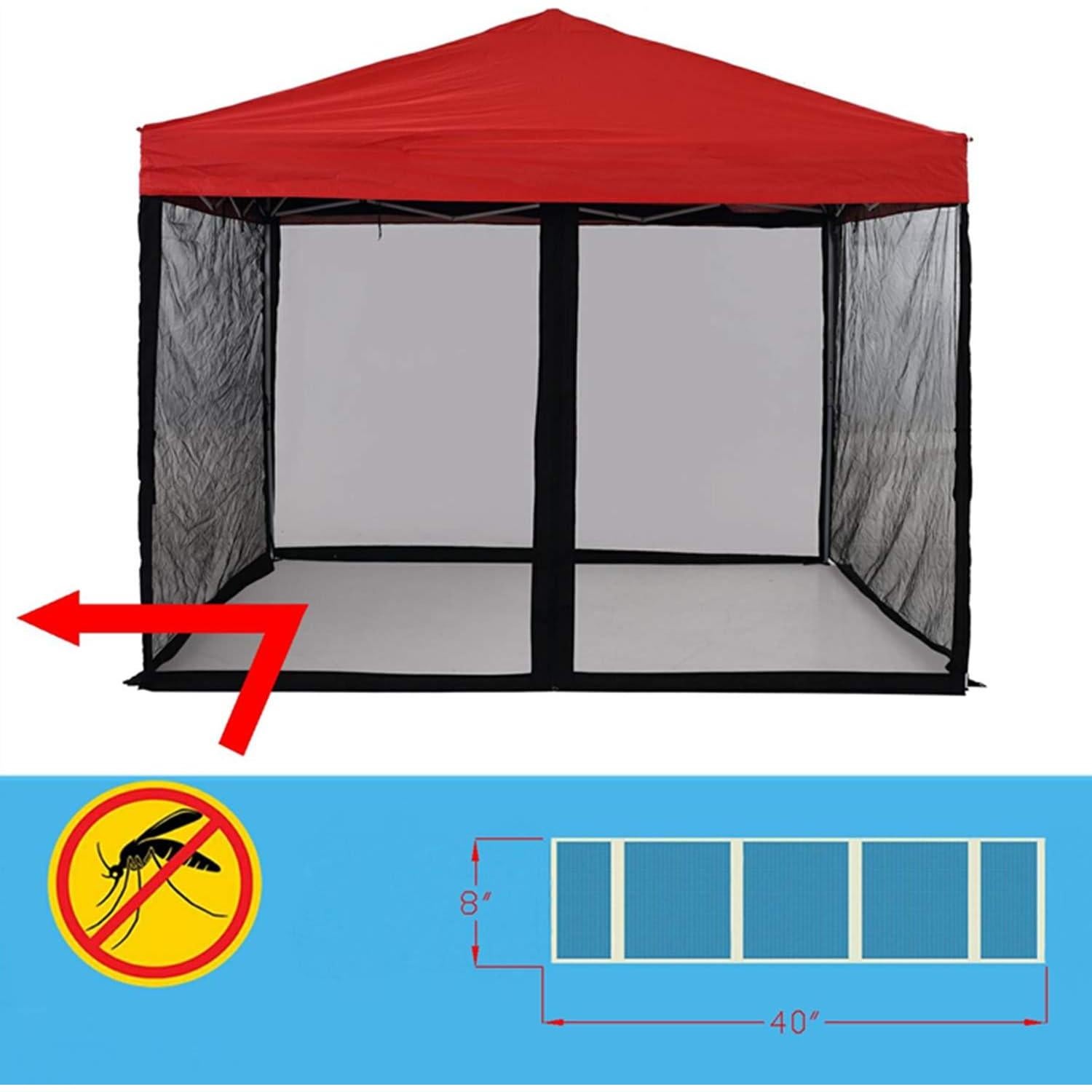 Red de Mosquito Tappio 3x3m con Cremallera para Gazebo