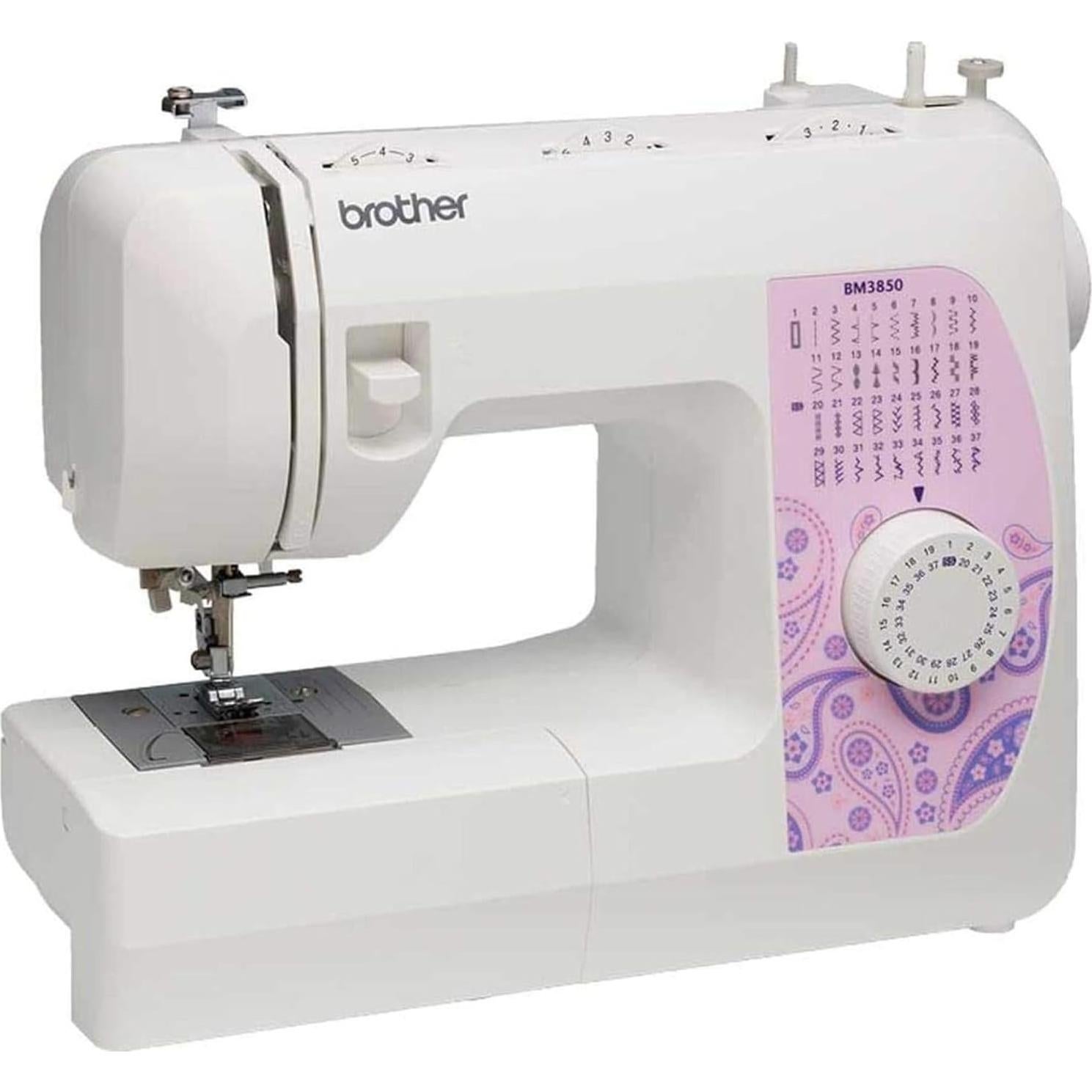 Máquina de Coser Brother BM3850 con 37 Puntadas y Mesa Ancha
