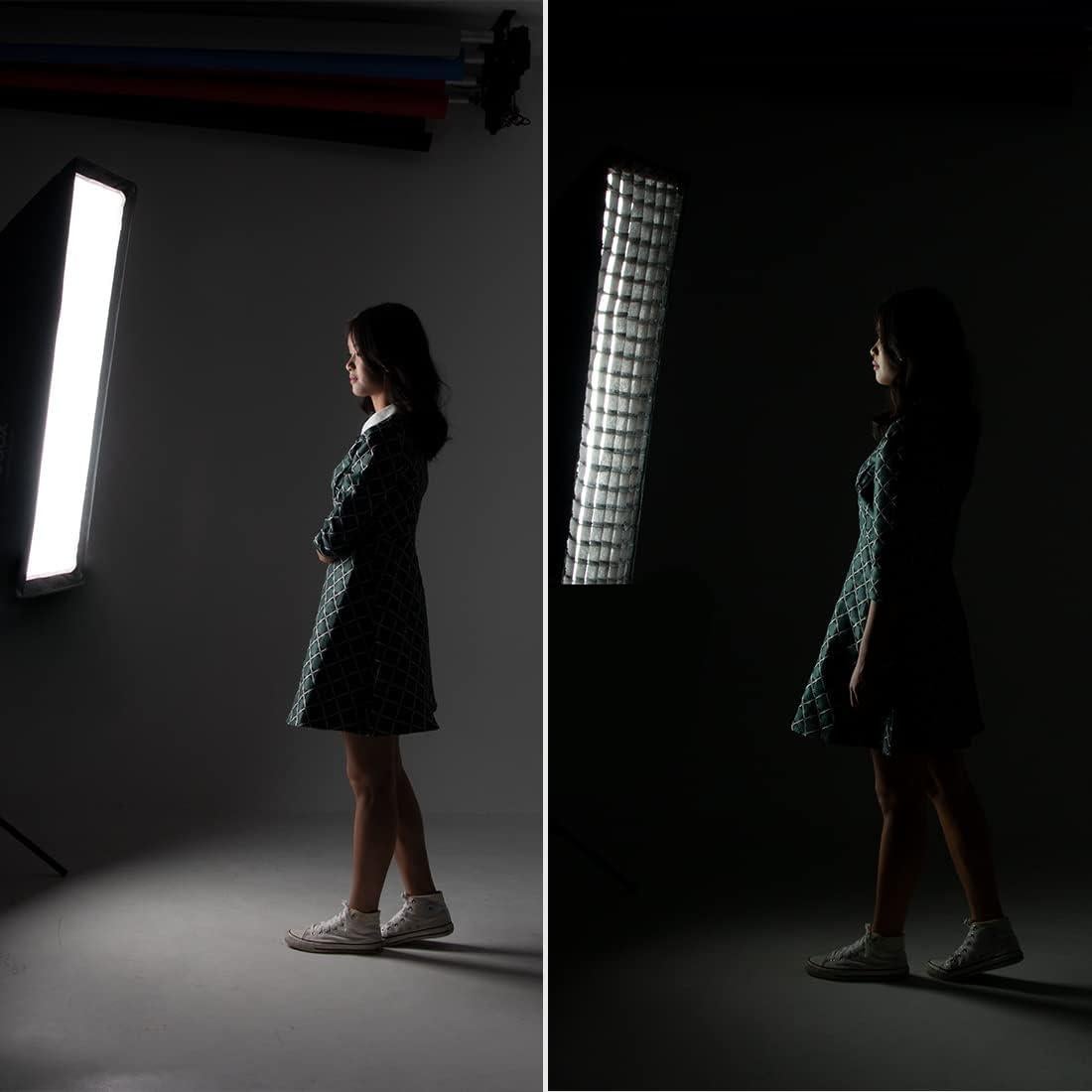 Softbox Strip AMBITFUL 22x90 cm con Rejilla y Bolsa