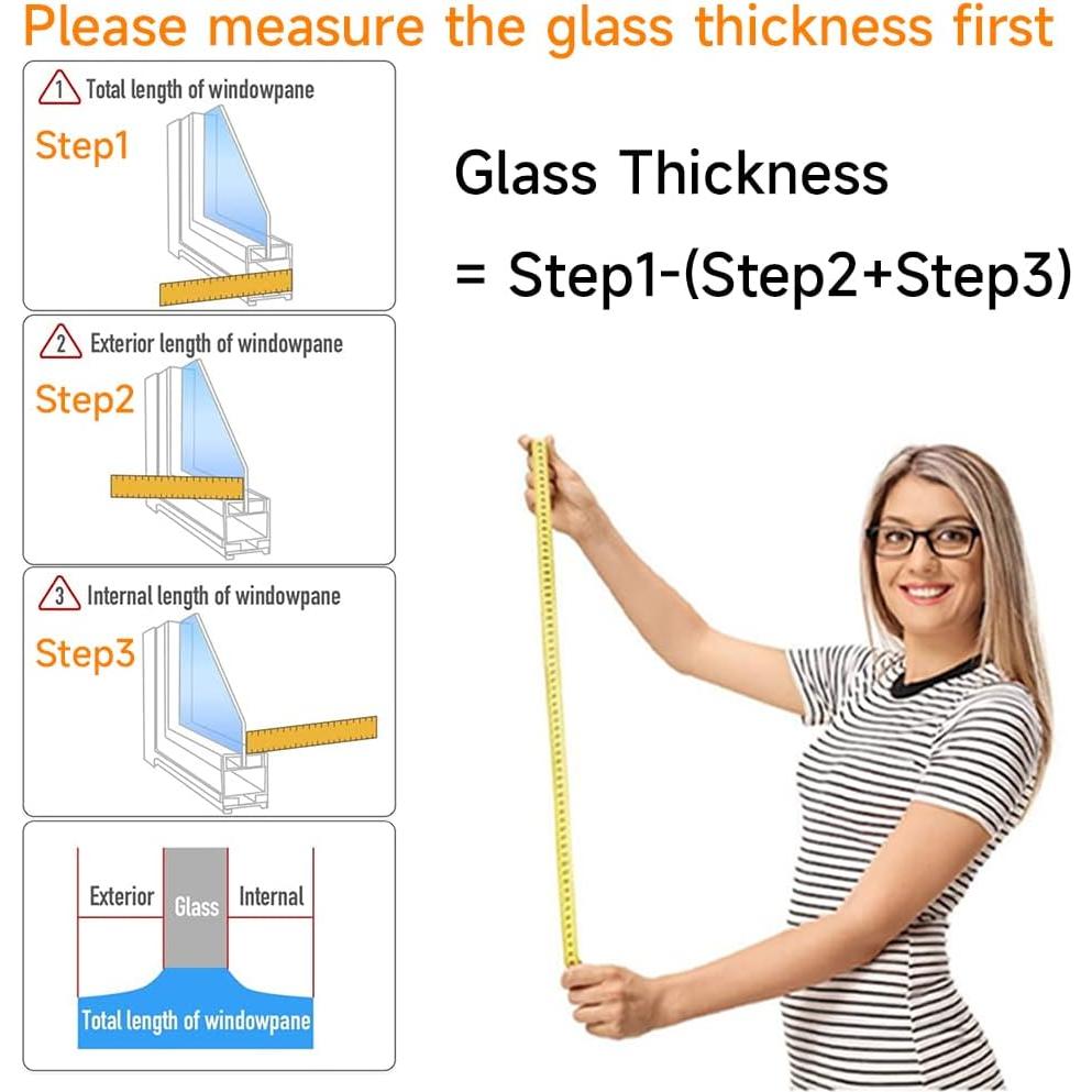 Limpiador de Ventanas Magnético Danyue 15-26mm con Agua