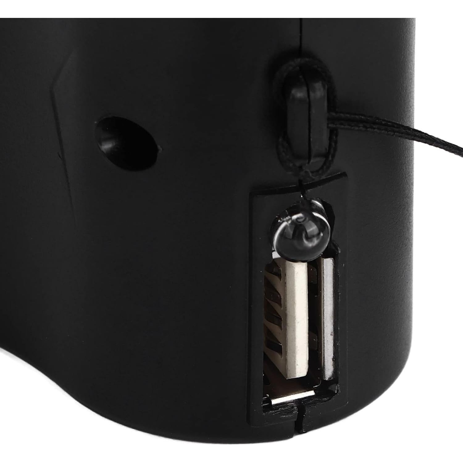 Cargador Manual USB de Manivela Genérico - Emergencia Portátil