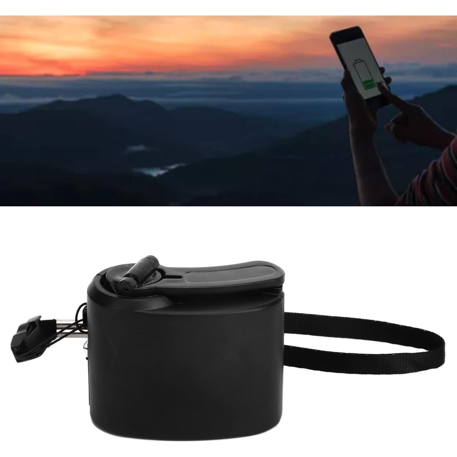 Cargador Manual USB de Manivela Genérico - Emergencia Portátil