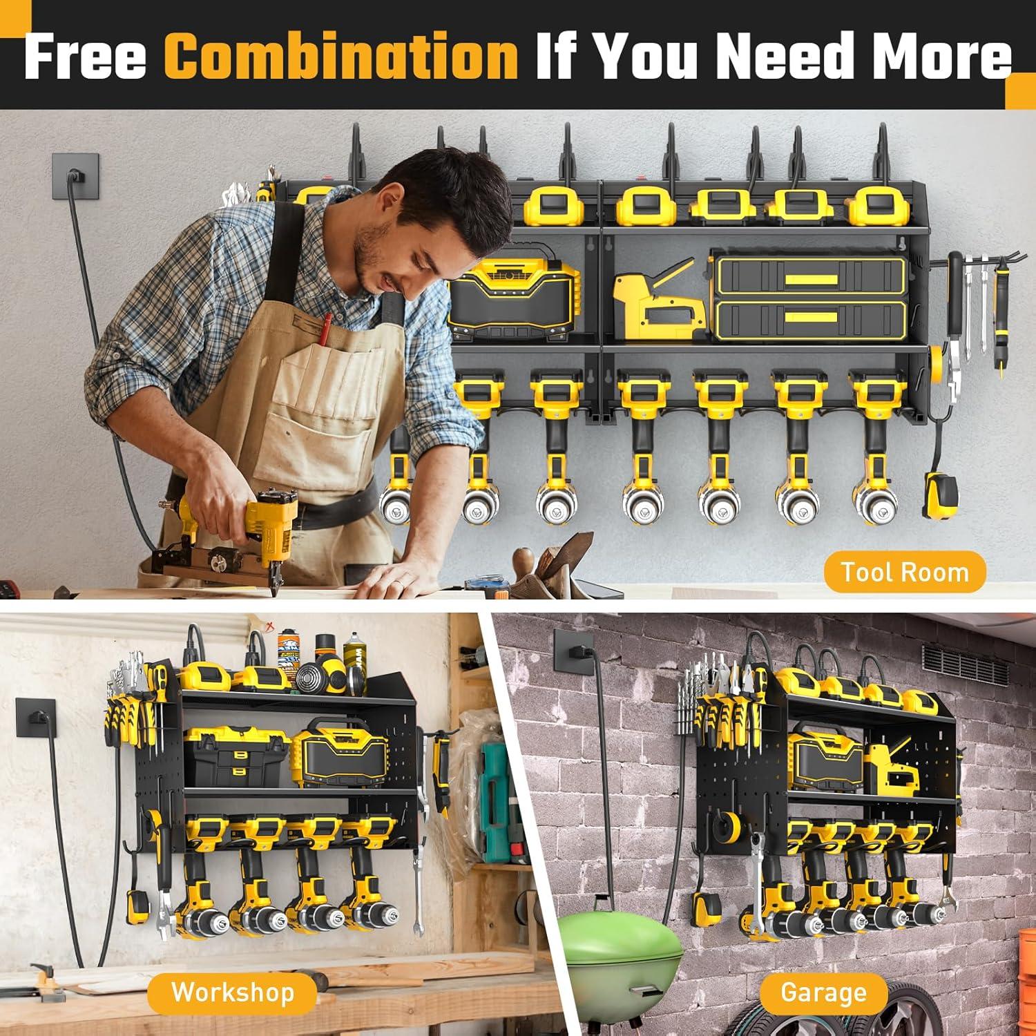 Organizador de Herramientas de Pared ZESEN 3 Capas con Carga