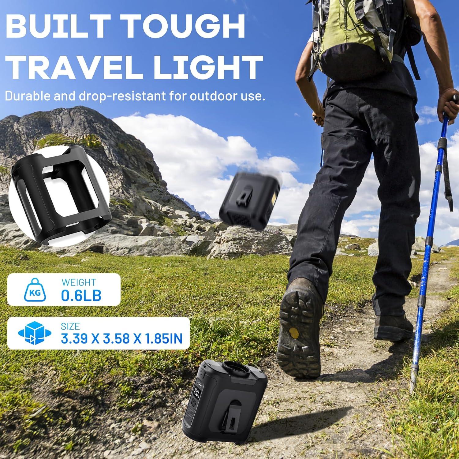 Ventilador Personal Portátil AIDIAM F1 10000mAh 5 Velocidades