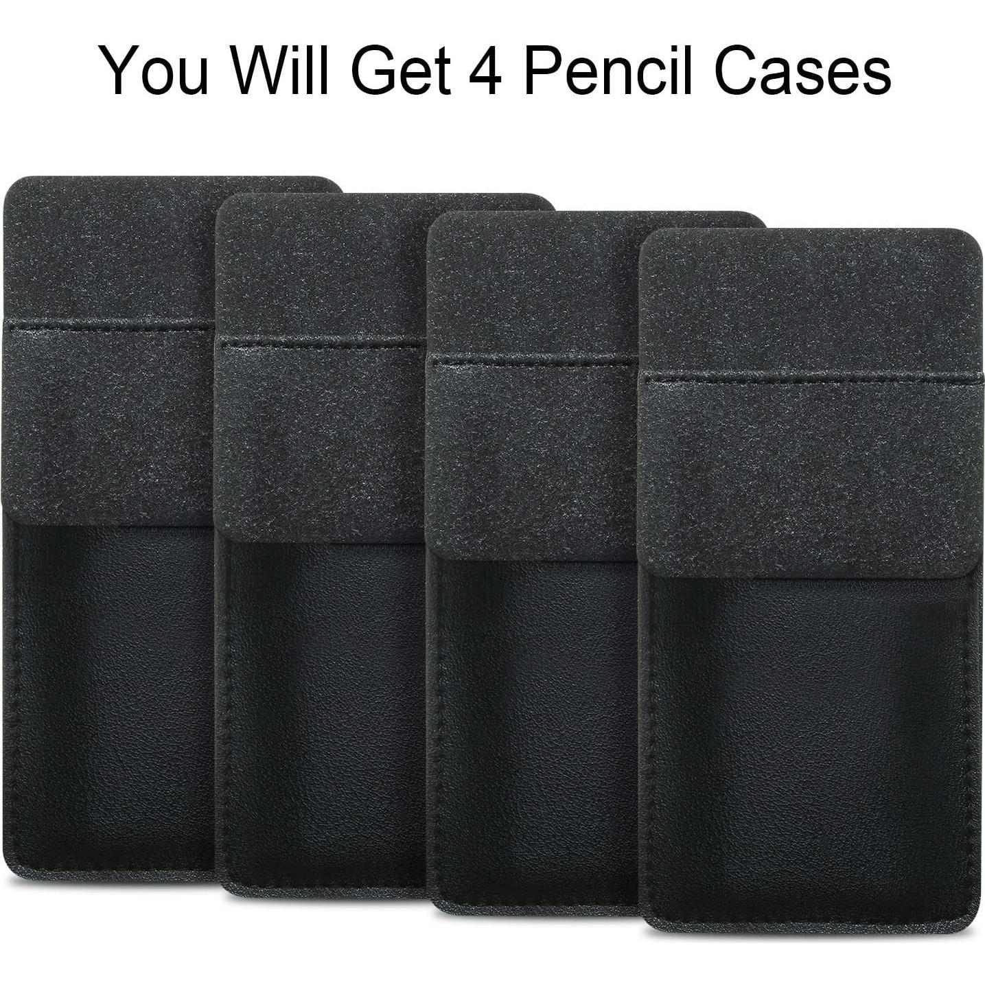 Funda de Bolígrafos Outus 4 Pack de Cuero Negro 16.99cm