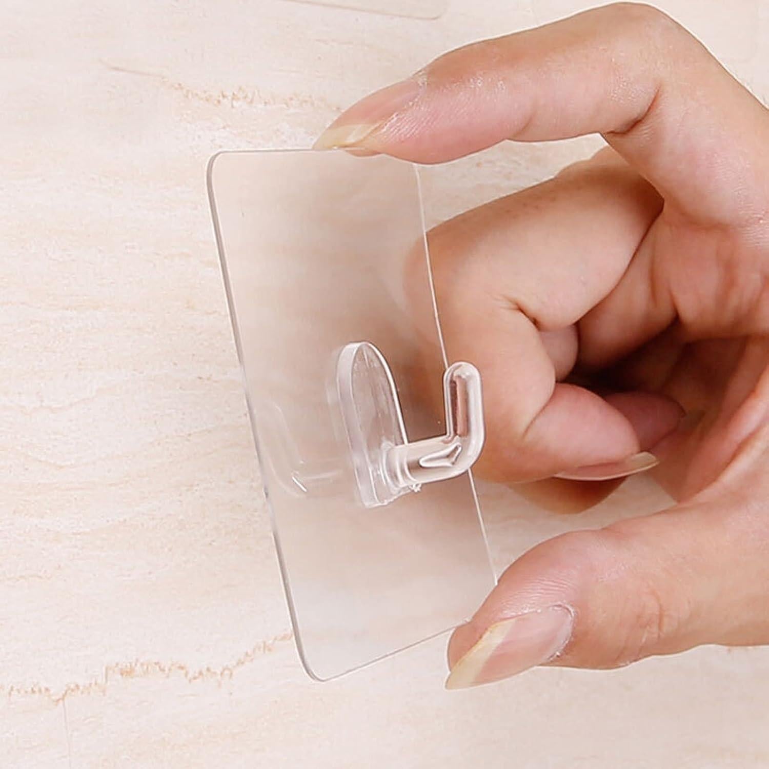 Ganchos Adhesivos Transparentes LAIGOO 12 Pack 3kg