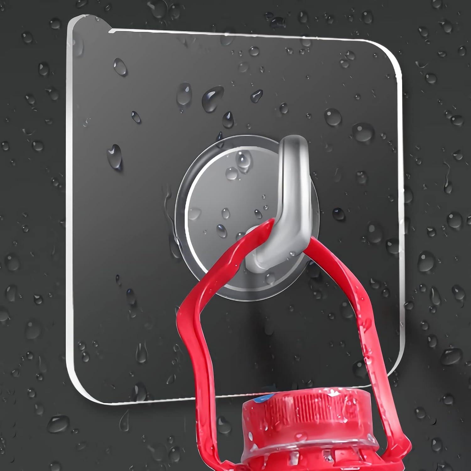 Ganchos Adhesivos Transparentes LAIGOO 12 Pack 3kg