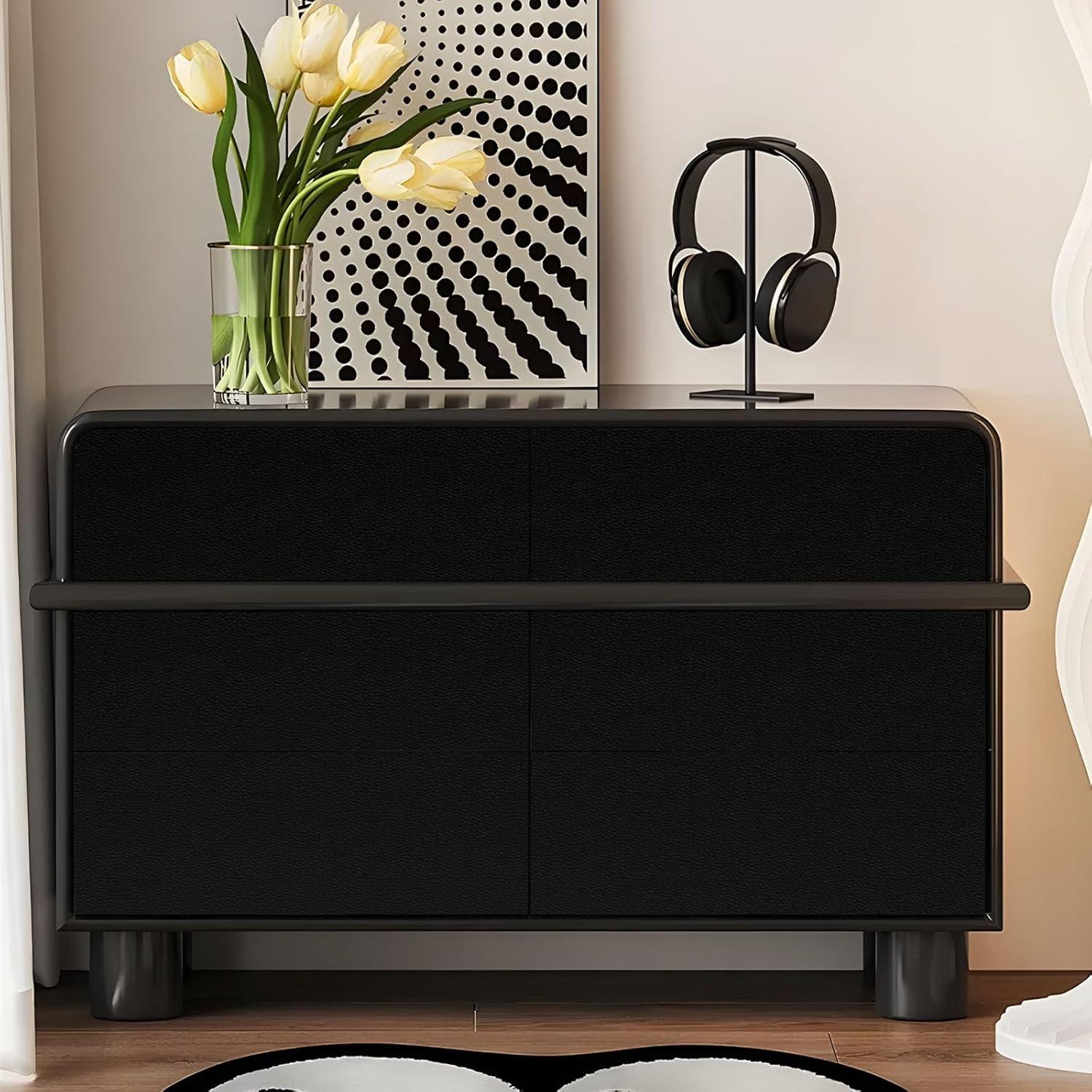 Parche de Reparación de Cuero Amiya 17.78x154.94 cm Negro