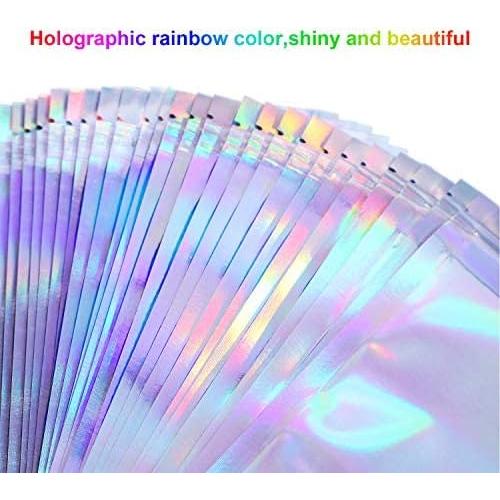 Bolsas de Aluminio Reutilizables Blulu 100 Piezas 5x7 cm Holográfico