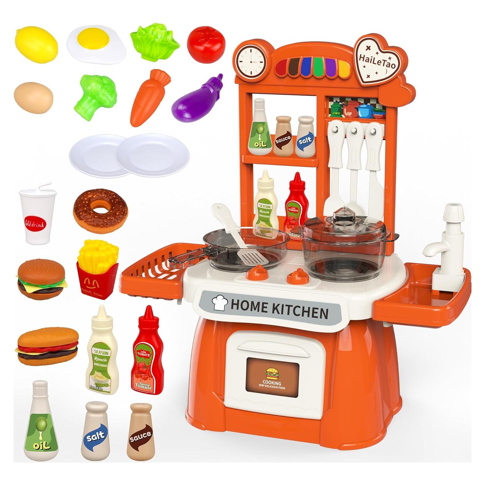 Juego de Cocina Interactivo para Niños con Luz y Sonido