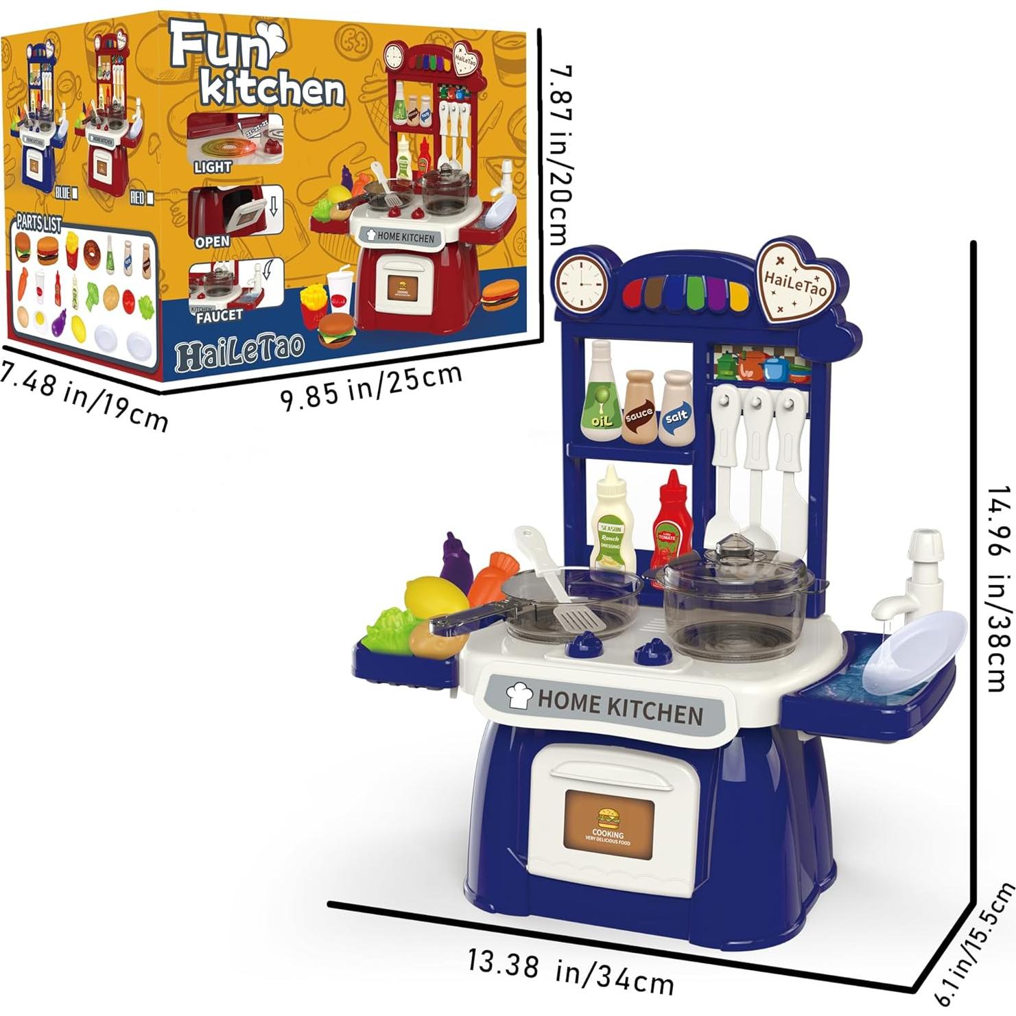 Juego de Cocina Interactivo para Niños con Luz y Sonido