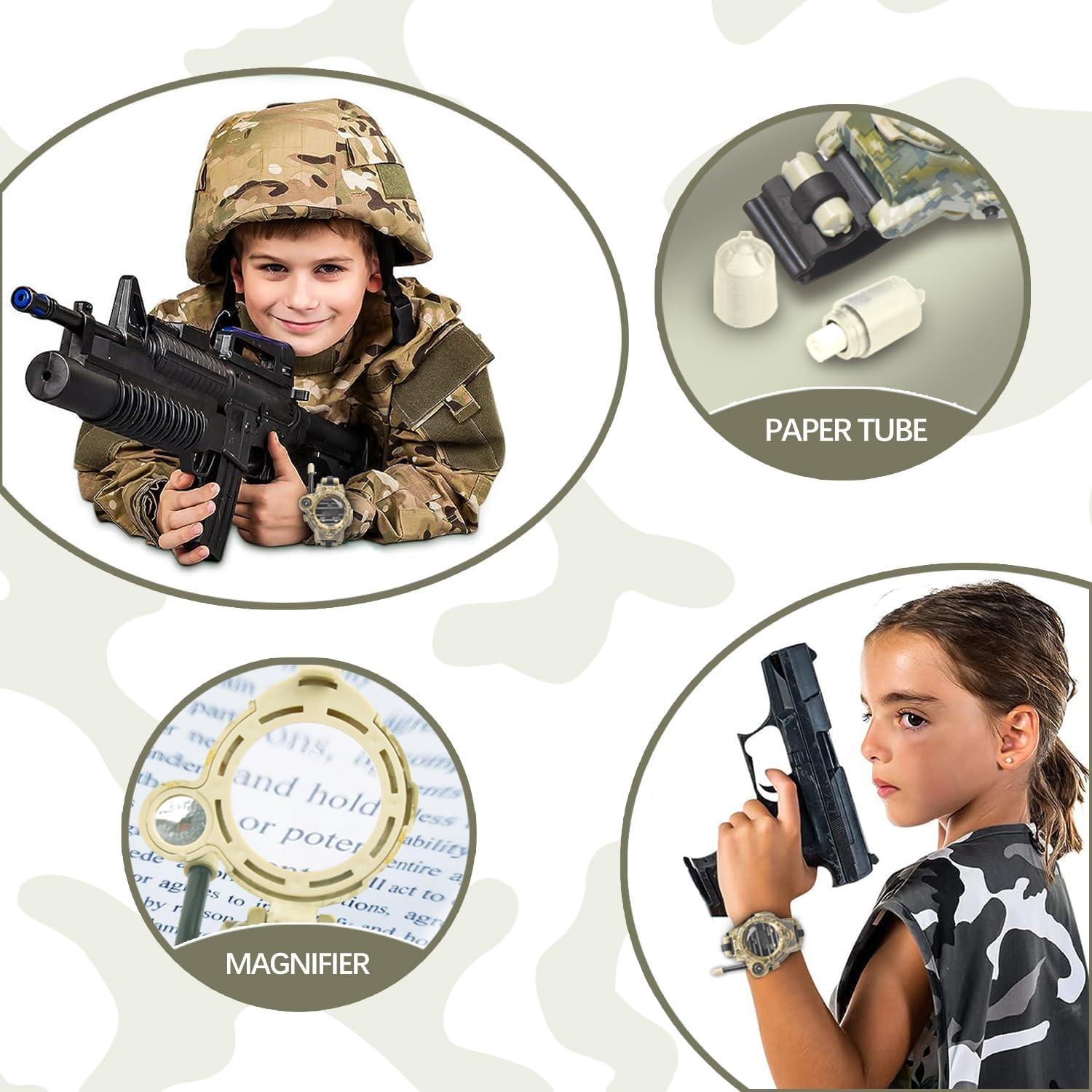 Walkie Talkie Reloj para Niños Lincolin Camo 7 en 1