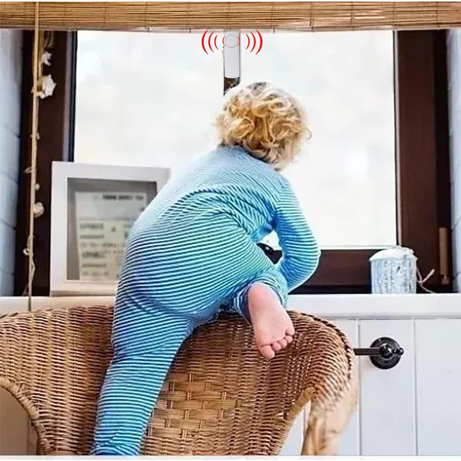 Paquete de 2 Alarmas Inalámbricas LiXiongBao para Puertas y Ventanas