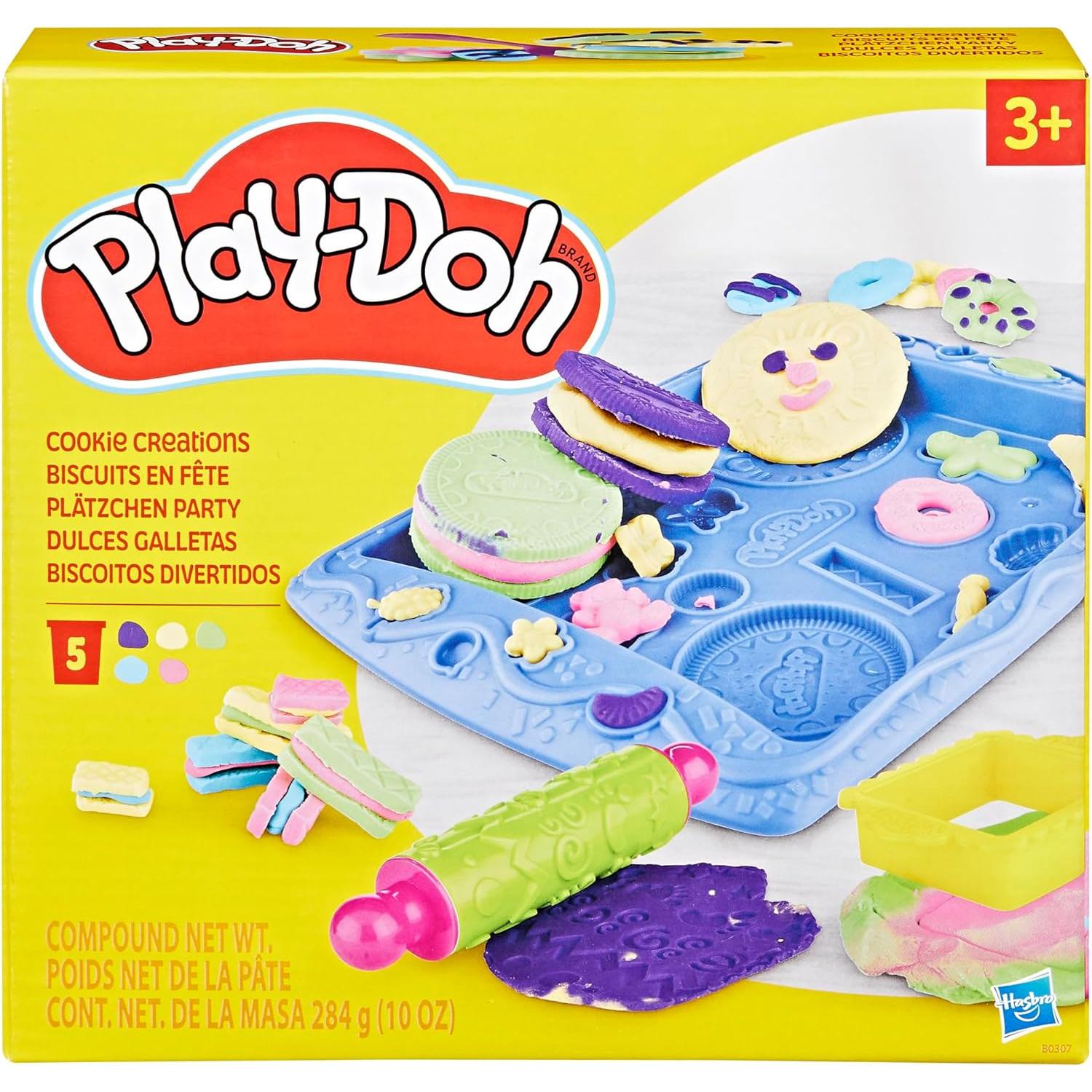 Juego de Creaciones de Galletas Play-Doh 10 Accesorios 0,52 kg