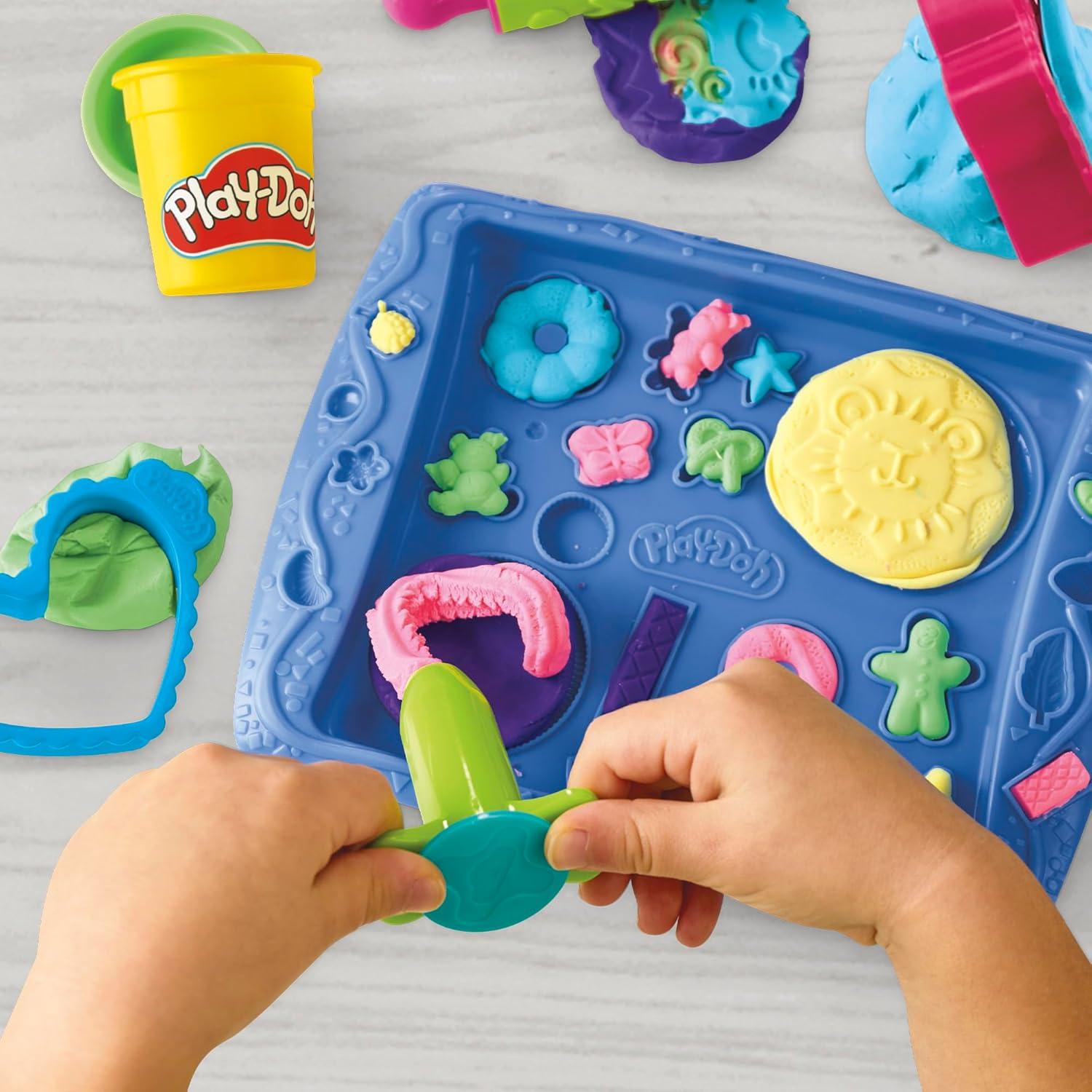 Juego de Creaciones de Galletas Play-Doh 10 Accesorios 0,52 kg