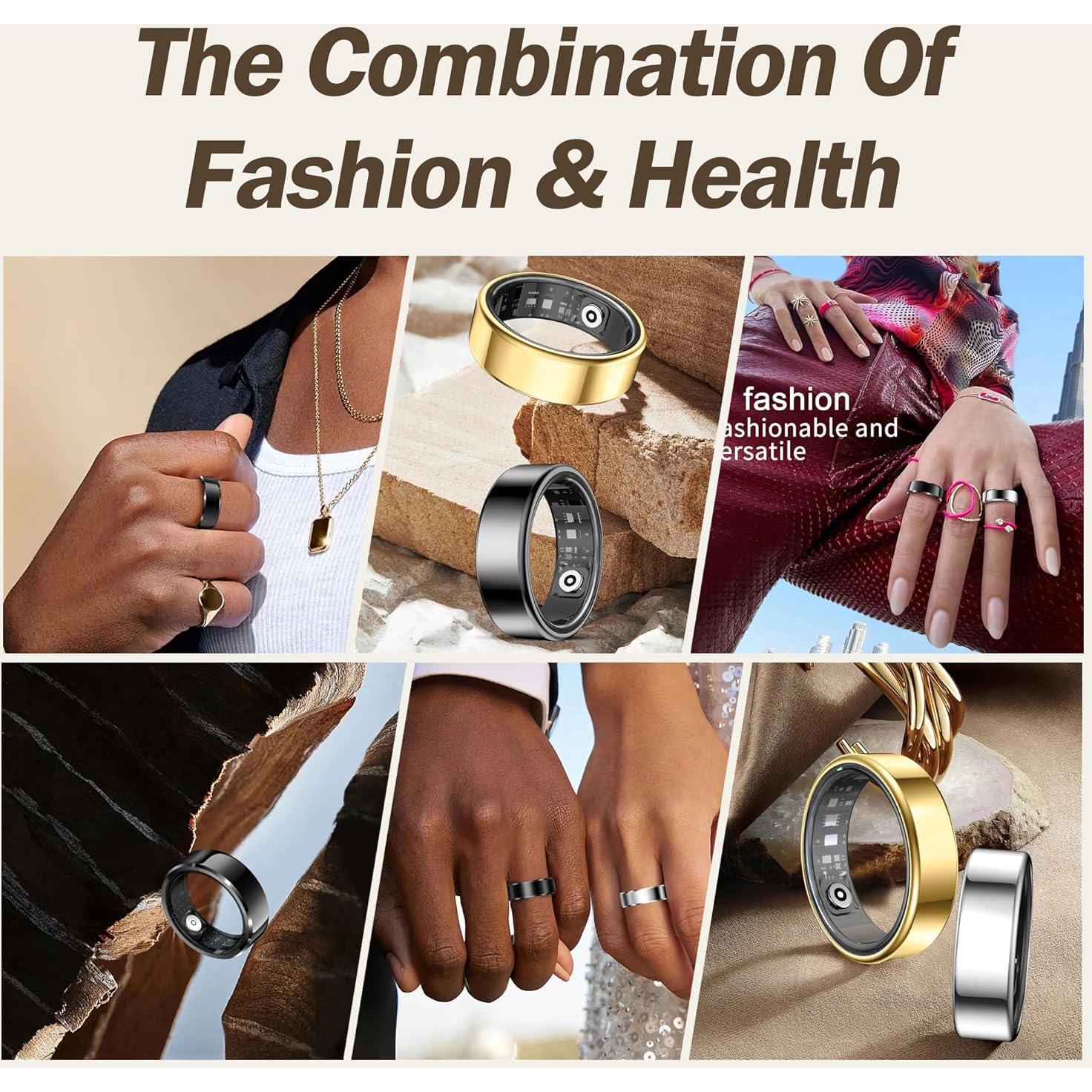 Anillo Inteligente de Salud CNBRO JYSR300FSSEC - Monitoreo Cardíaco y Sueño