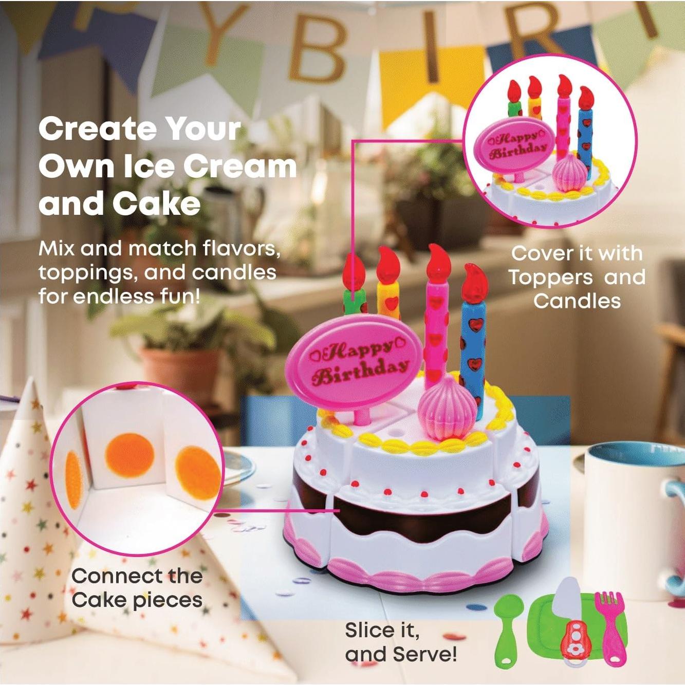 Juego de Comida FUNERICA con Caja - Pizza, Helado, Pastel