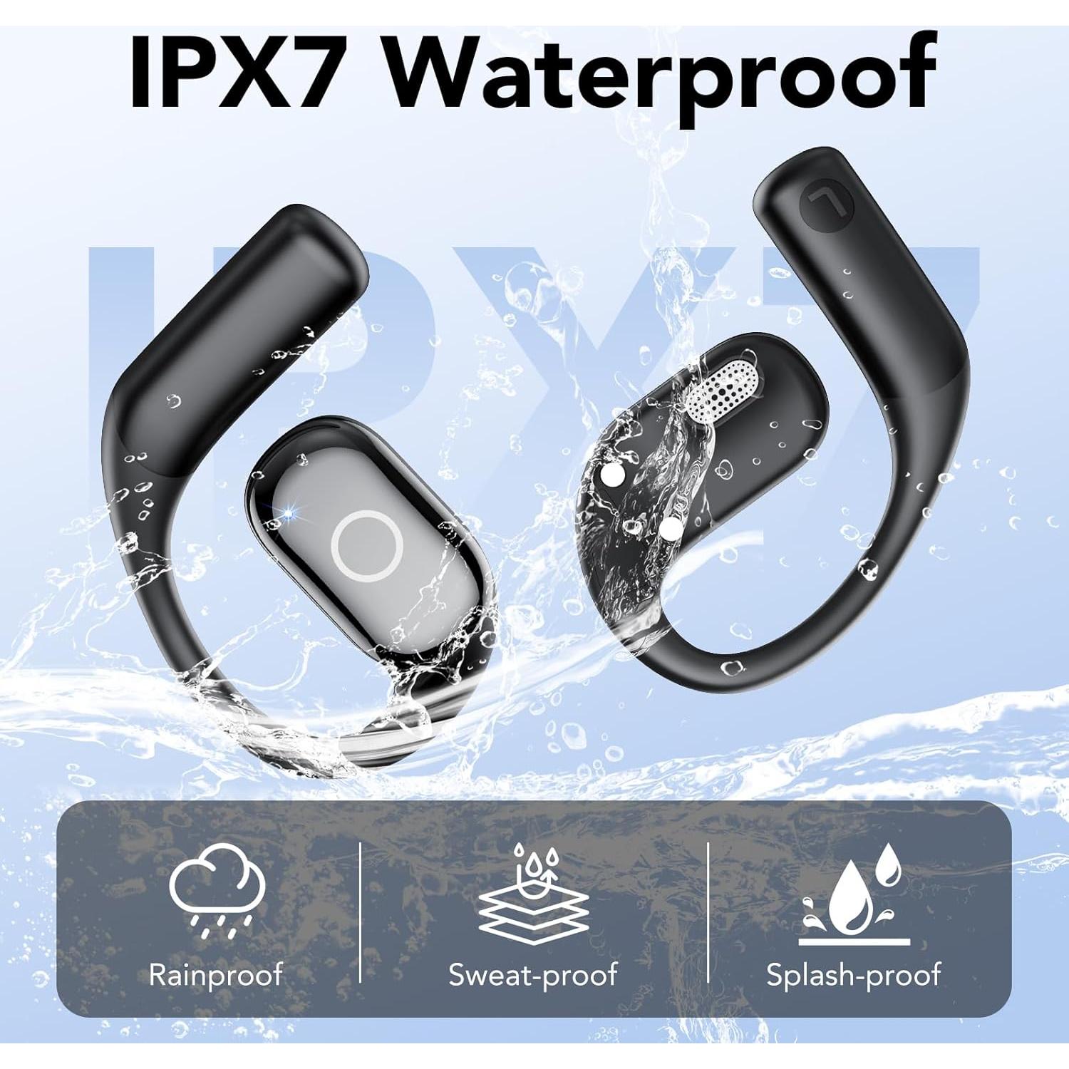 Auriculares Inalámbricos SKBA OW08 Bluetooth 5.4 Impermeables IPX7