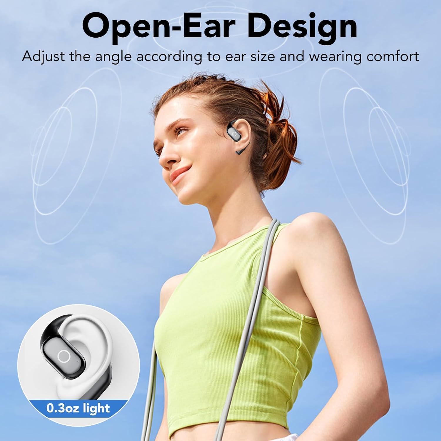 Auriculares Inalámbricos SKBA OW08 Bluetooth 5.4 Impermeables IPX7