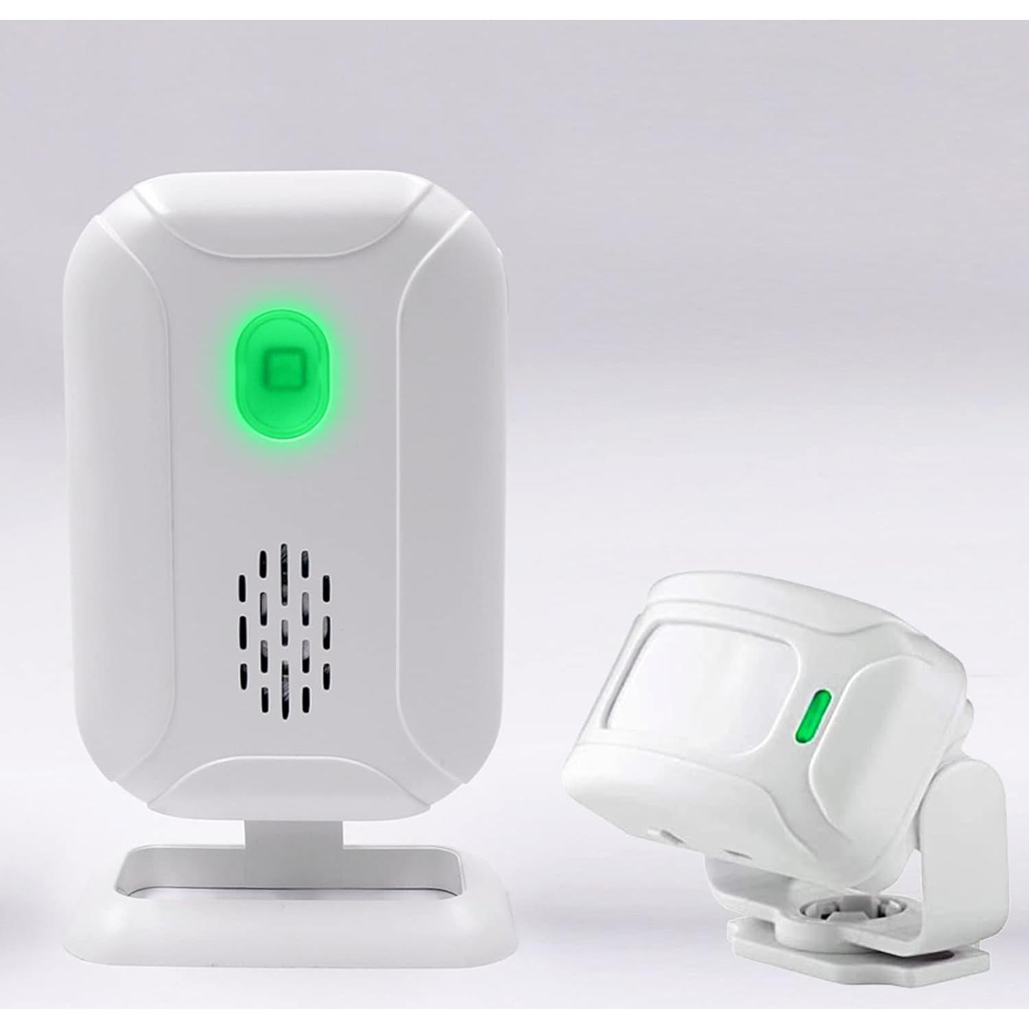 Sensor de Movimiento PIR Inalámbrico Waytronic 280m 1 Receptor 1 Detector