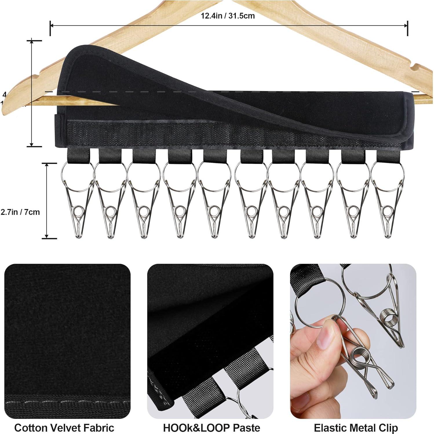 Soporte para Gorras de Béisbol Binboov 2 Pcs Clips Acero Inoxidable