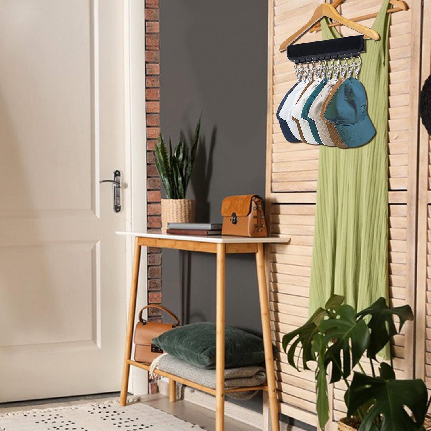 Soporte para Gorras de Béisbol Binboov 2 Pcs Clips Acero Inoxidable