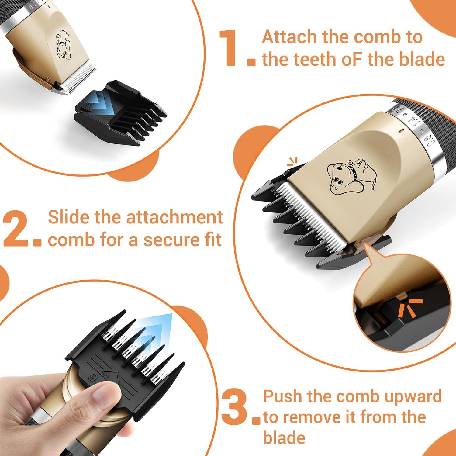 Cortadora de Pelo Inalámbrica Sminiker para Mascotas 6.1x27.2cm