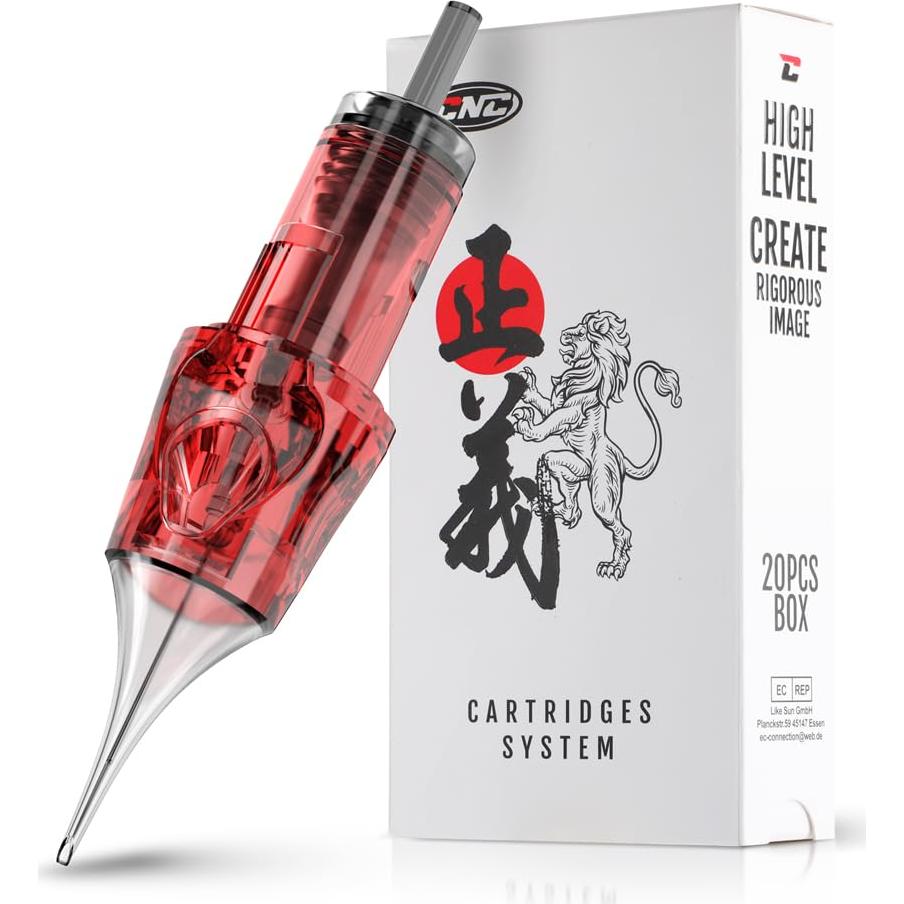 Cartuchos de Agujas CNC 20Pcs 0.18mm 3RL Maquillaje Permanente